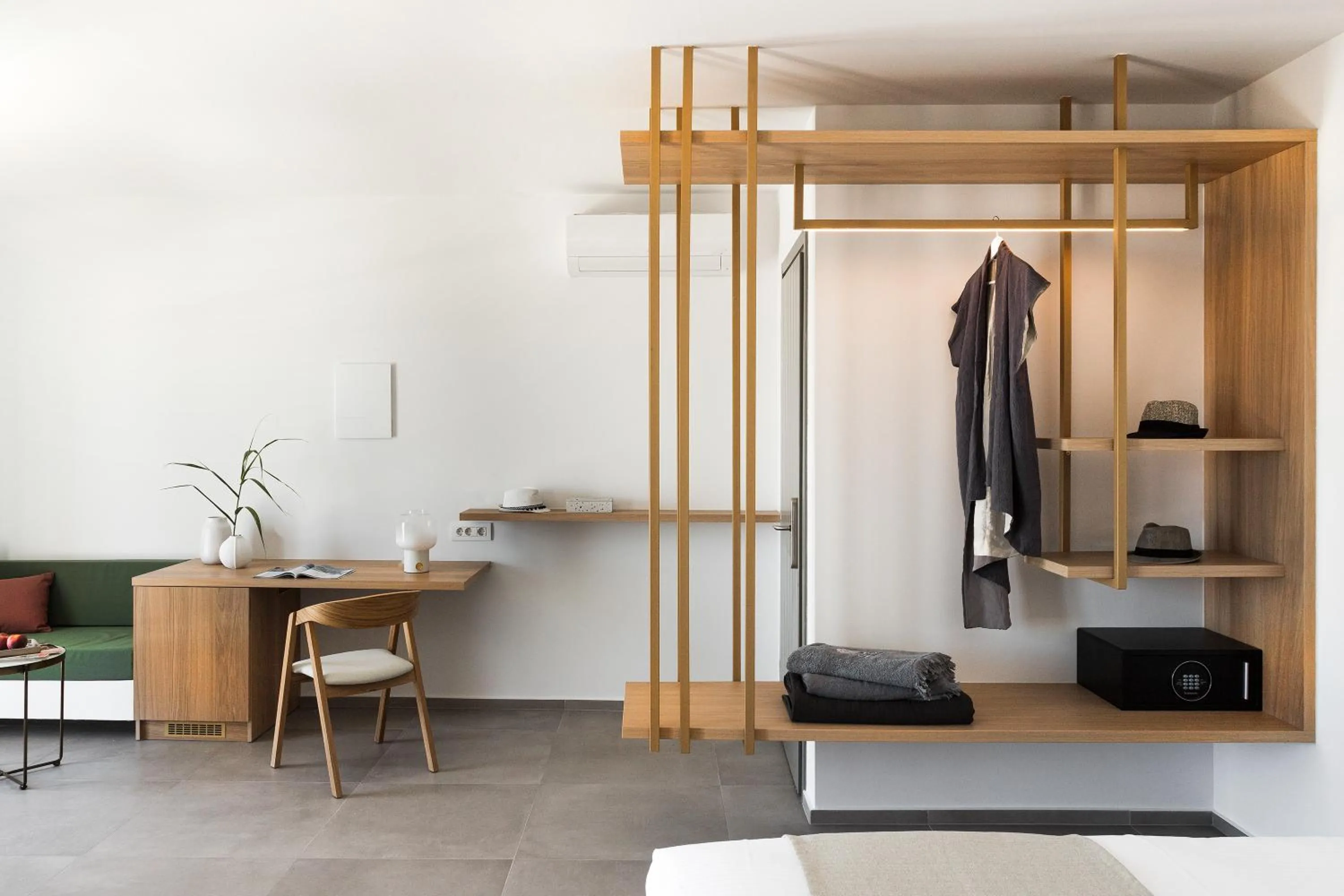 wardrobe in Mykonos Soul Luxury Suites