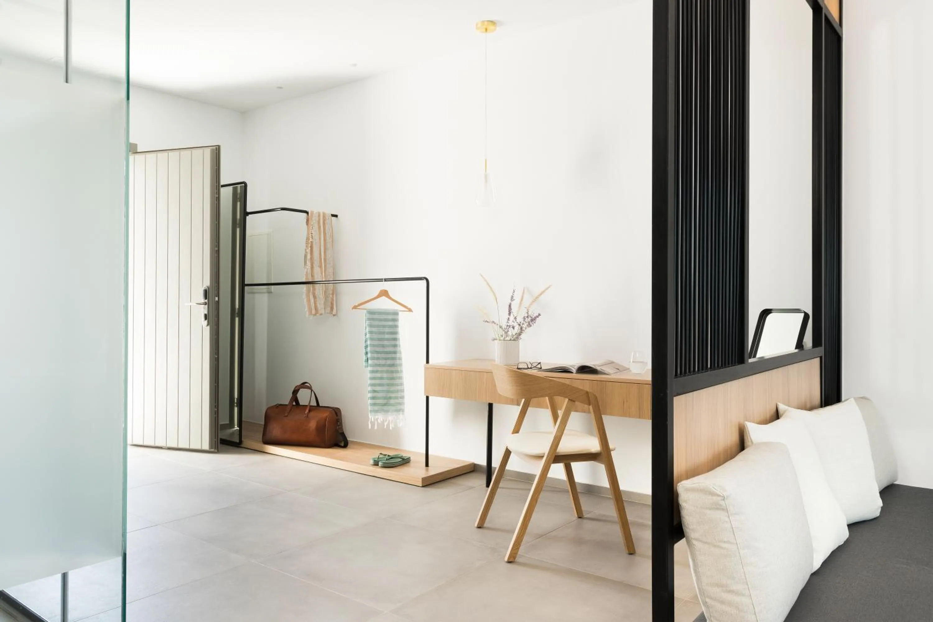 wardrobe in Mykonos Soul Luxury Suites