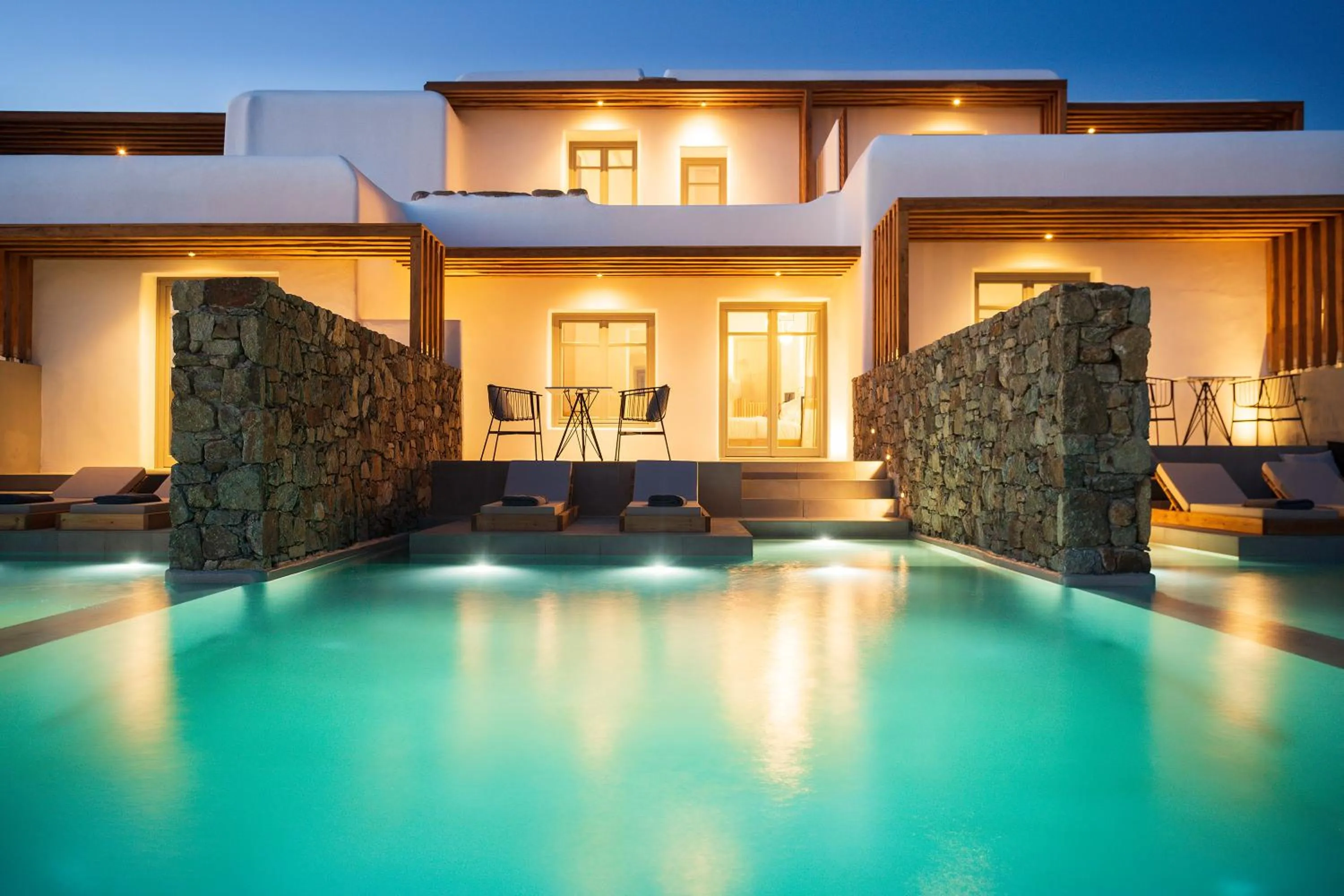 Balcony/Terrace in Mykonos Soul Luxury Suites