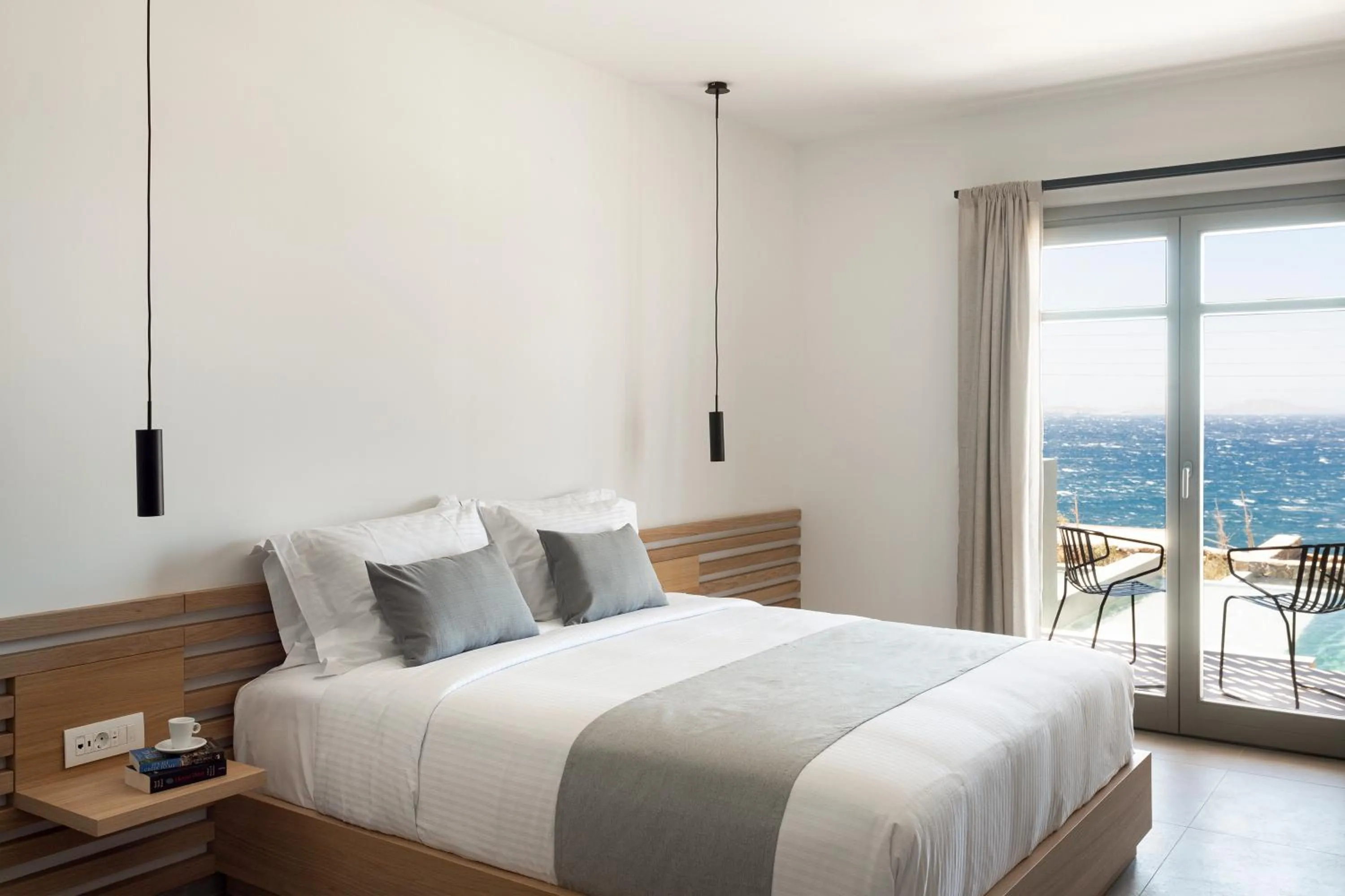 Bedroom, Bed in Mykonos Soul Luxury Suites