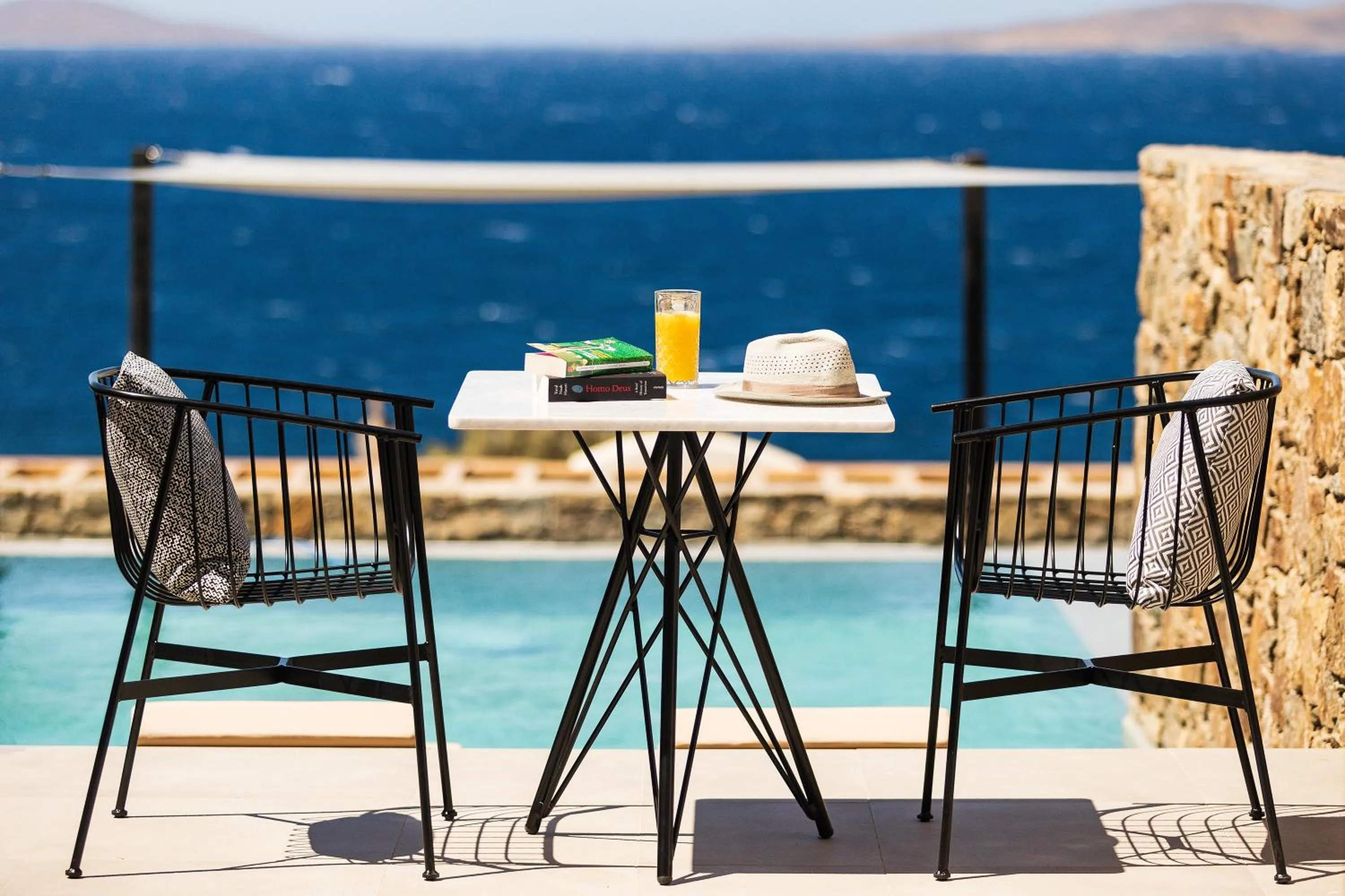 Balcony/Terrace in Mykonos Soul Luxury Suites