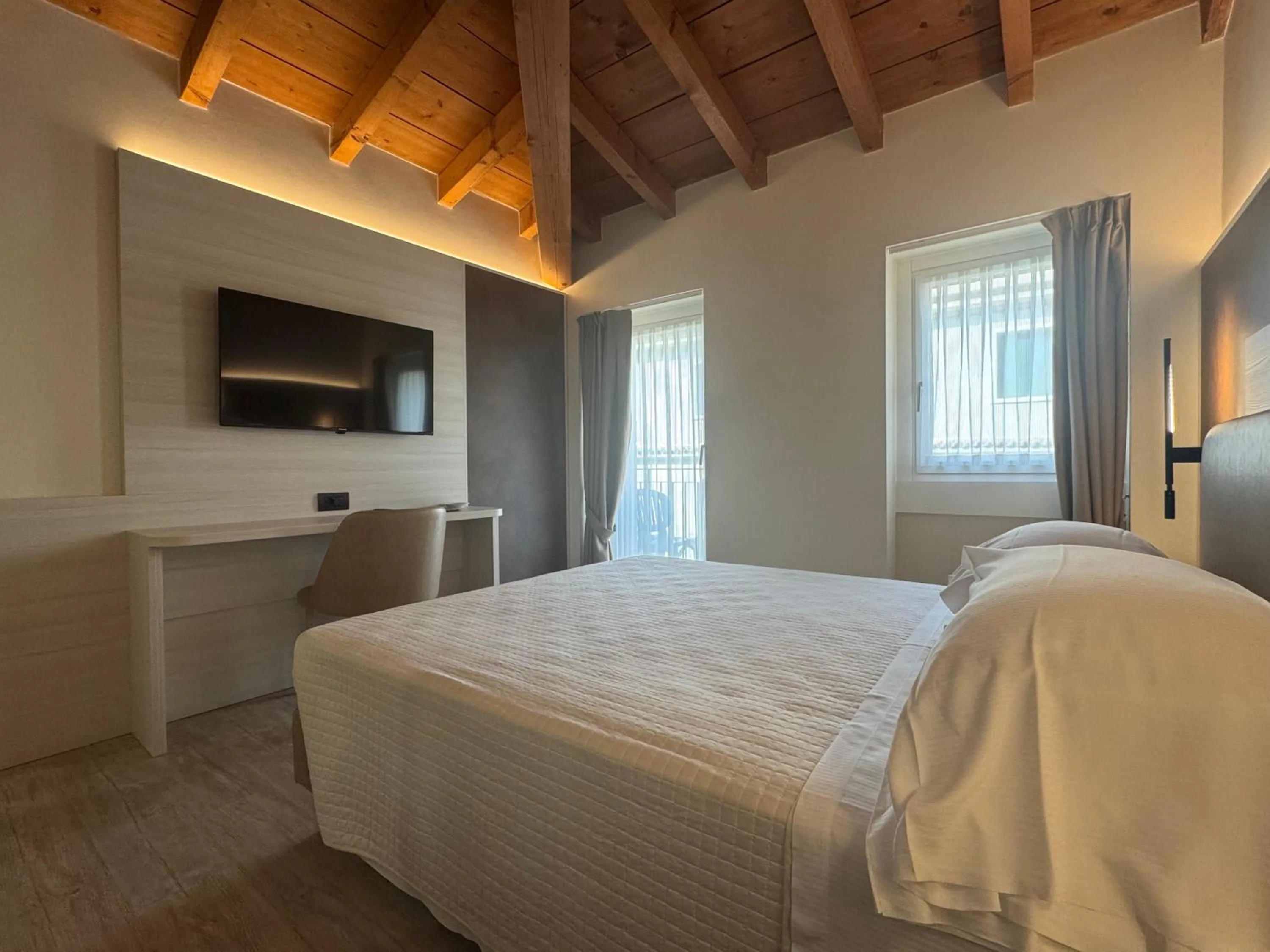 Bed in Hotel Roma
