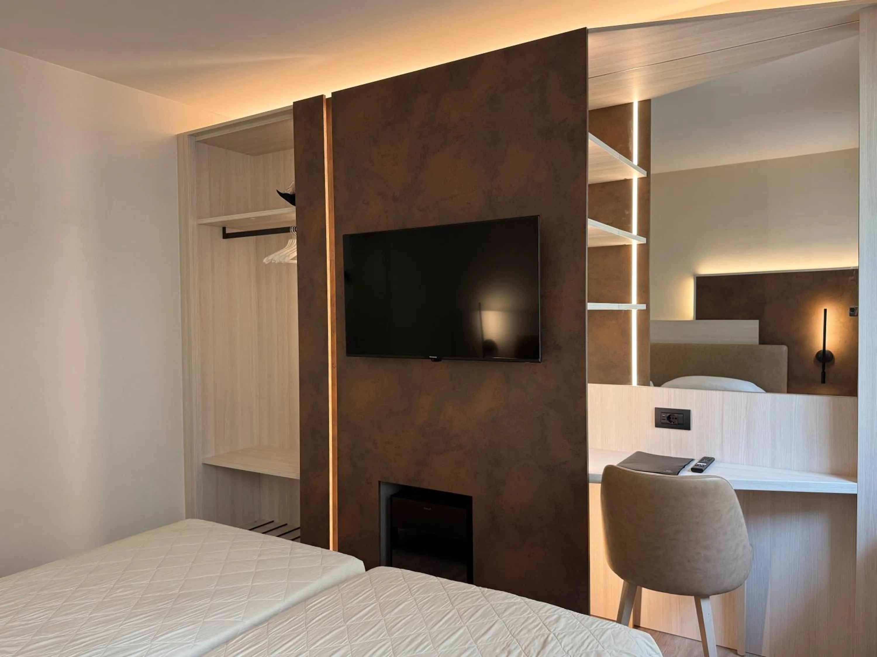 Bed in Hotel Roma