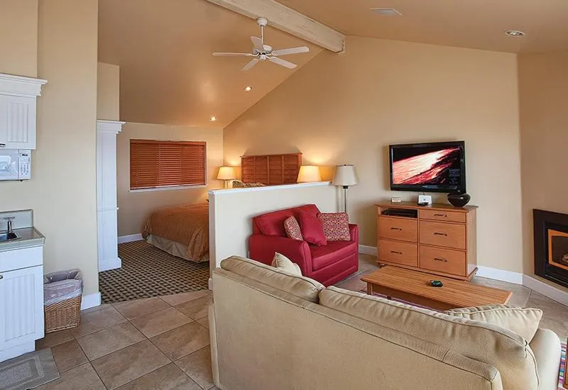 Bed in Sea & Sand Inn