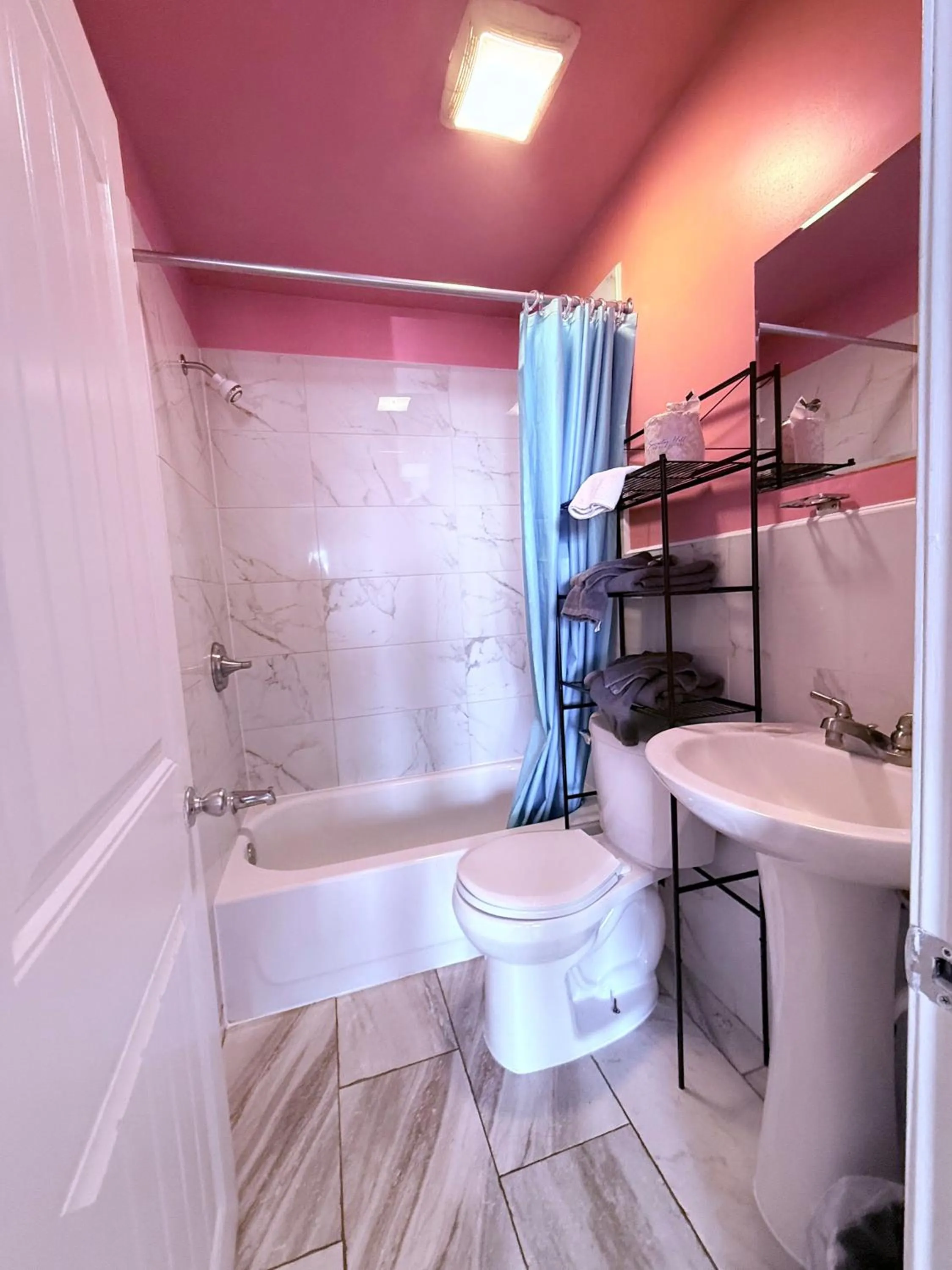 Bathroom in Twilight Motel