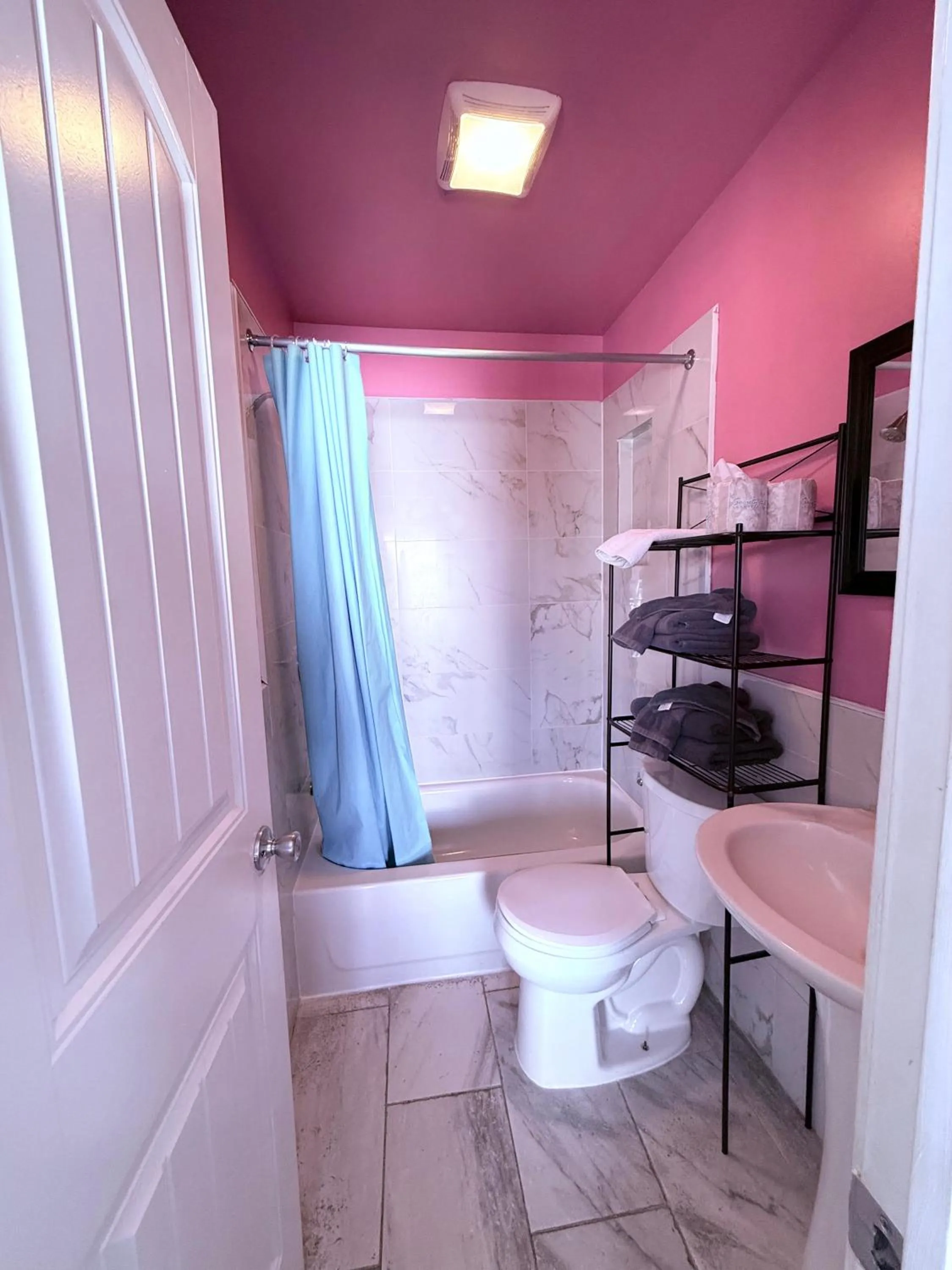 Bathroom in Twilight Motel