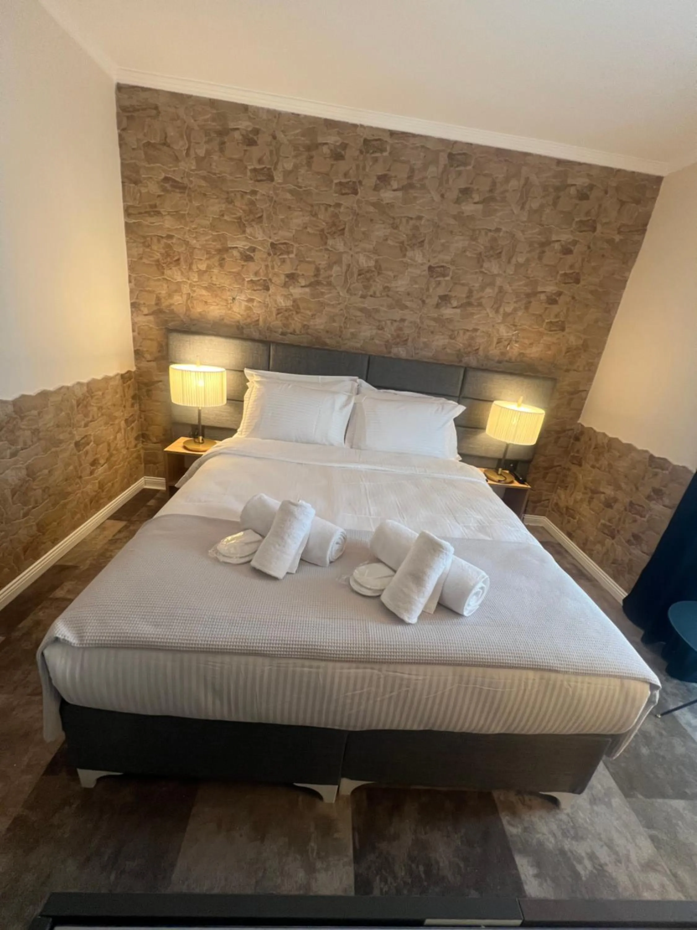 towels, Bed in Lighthouse Hotel