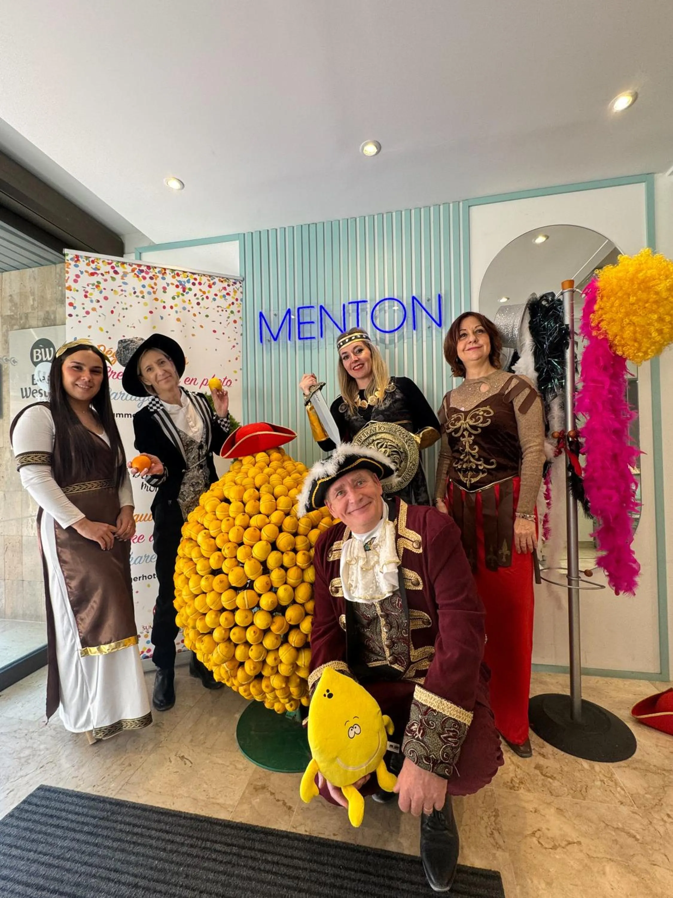 Staff in Best Western Hotel Mediterranee Menton