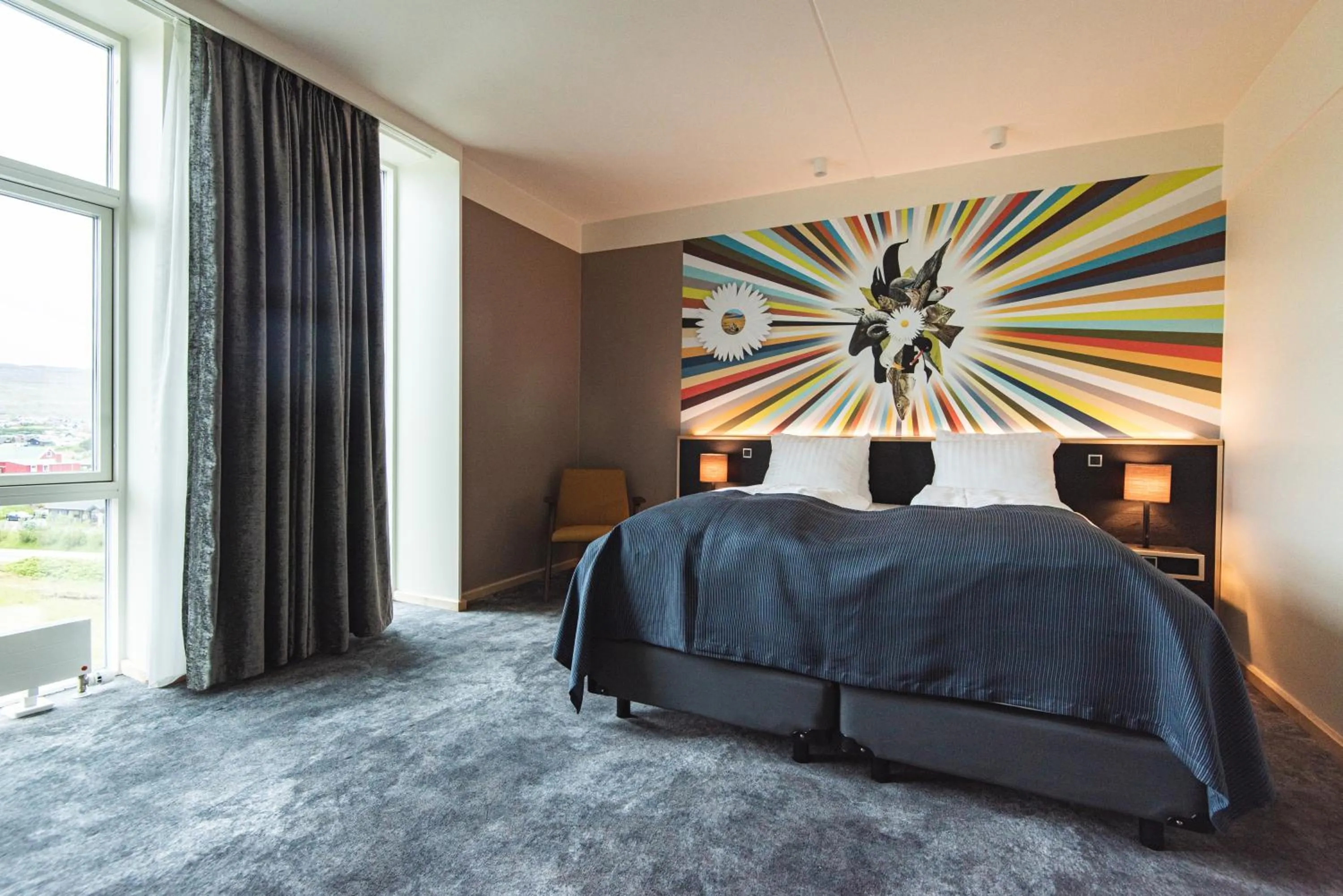 Bed in Hotel Brandan