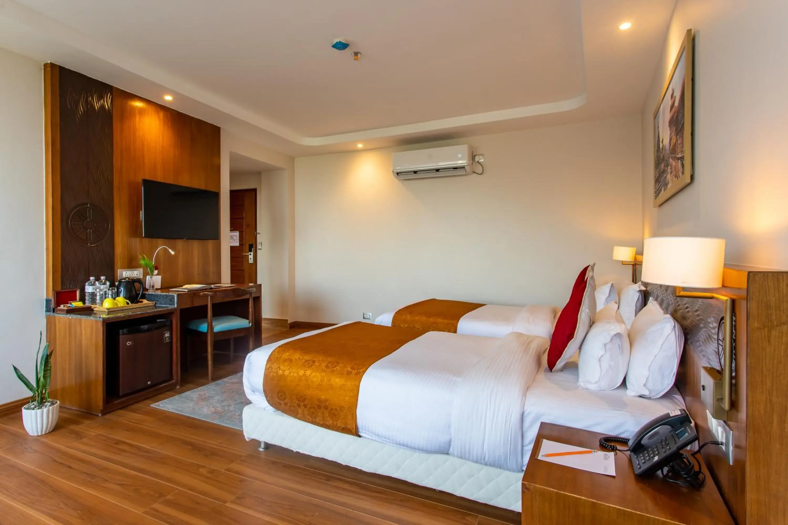 Deluxe Double Room with Balcony - single occupancy in Hotel Sarathi Deluxe Double Room with Balcony - single occupancy in Hotel Sarathi