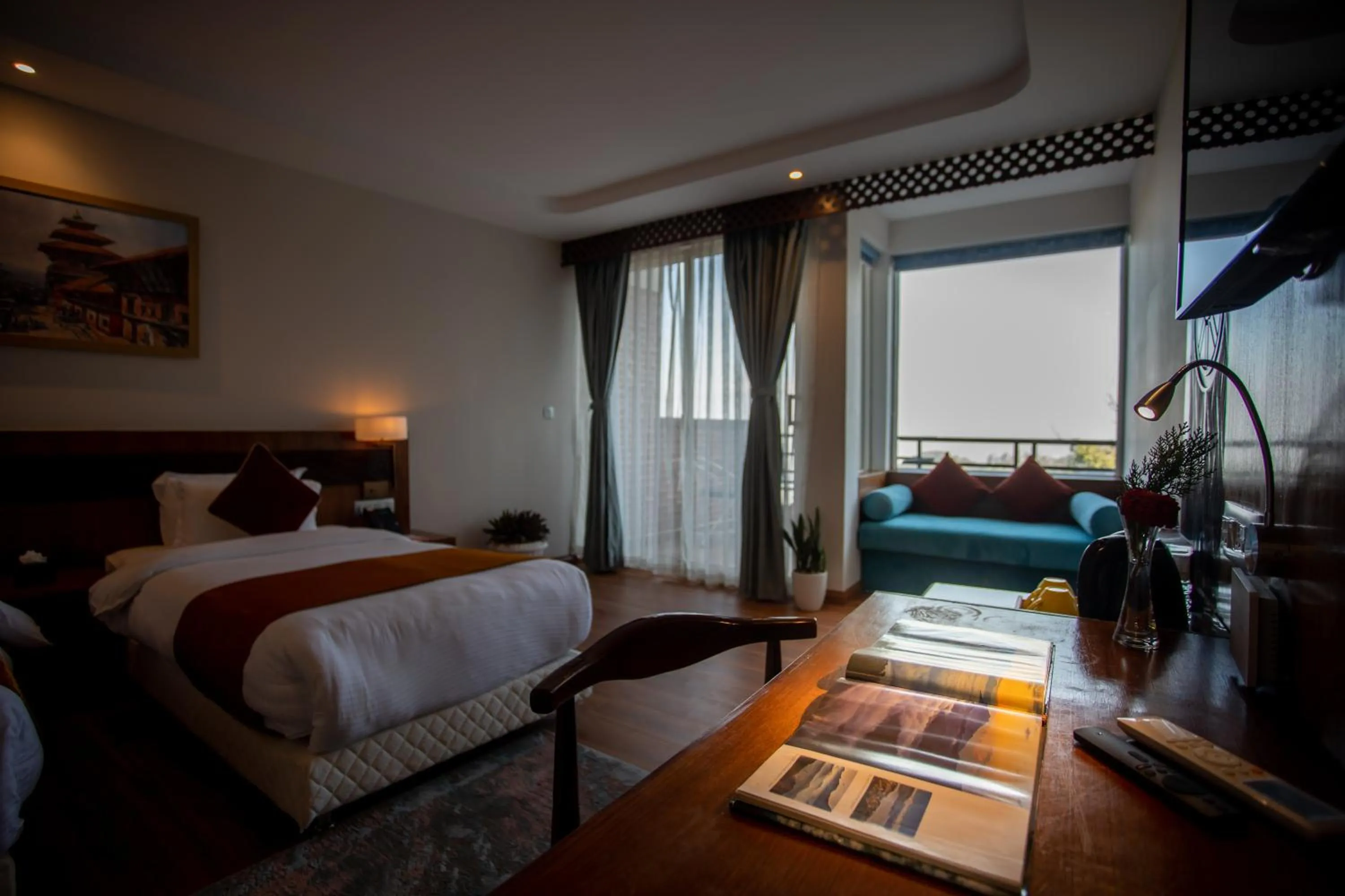 Bed in Hotel Sarathi