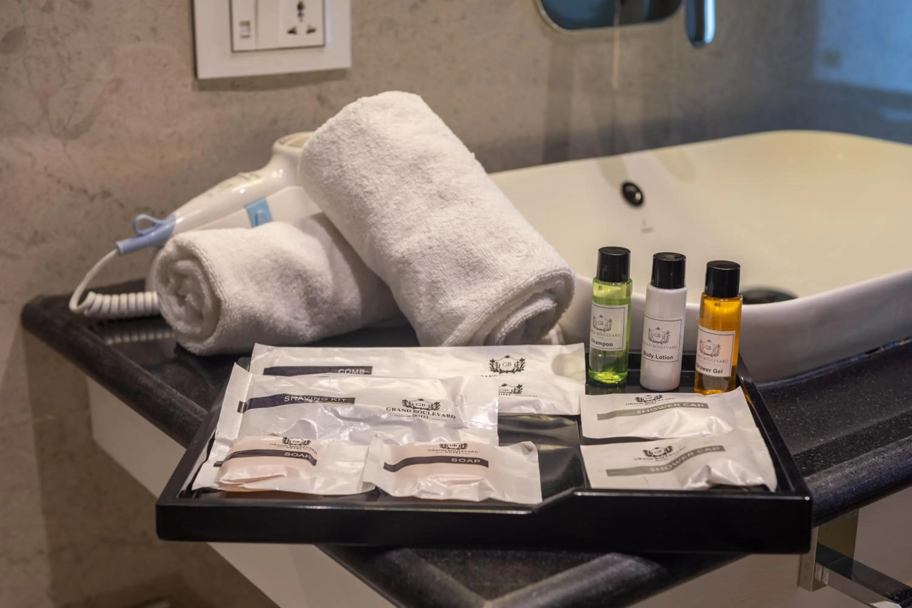 towels in Hotel Grand Boulevard