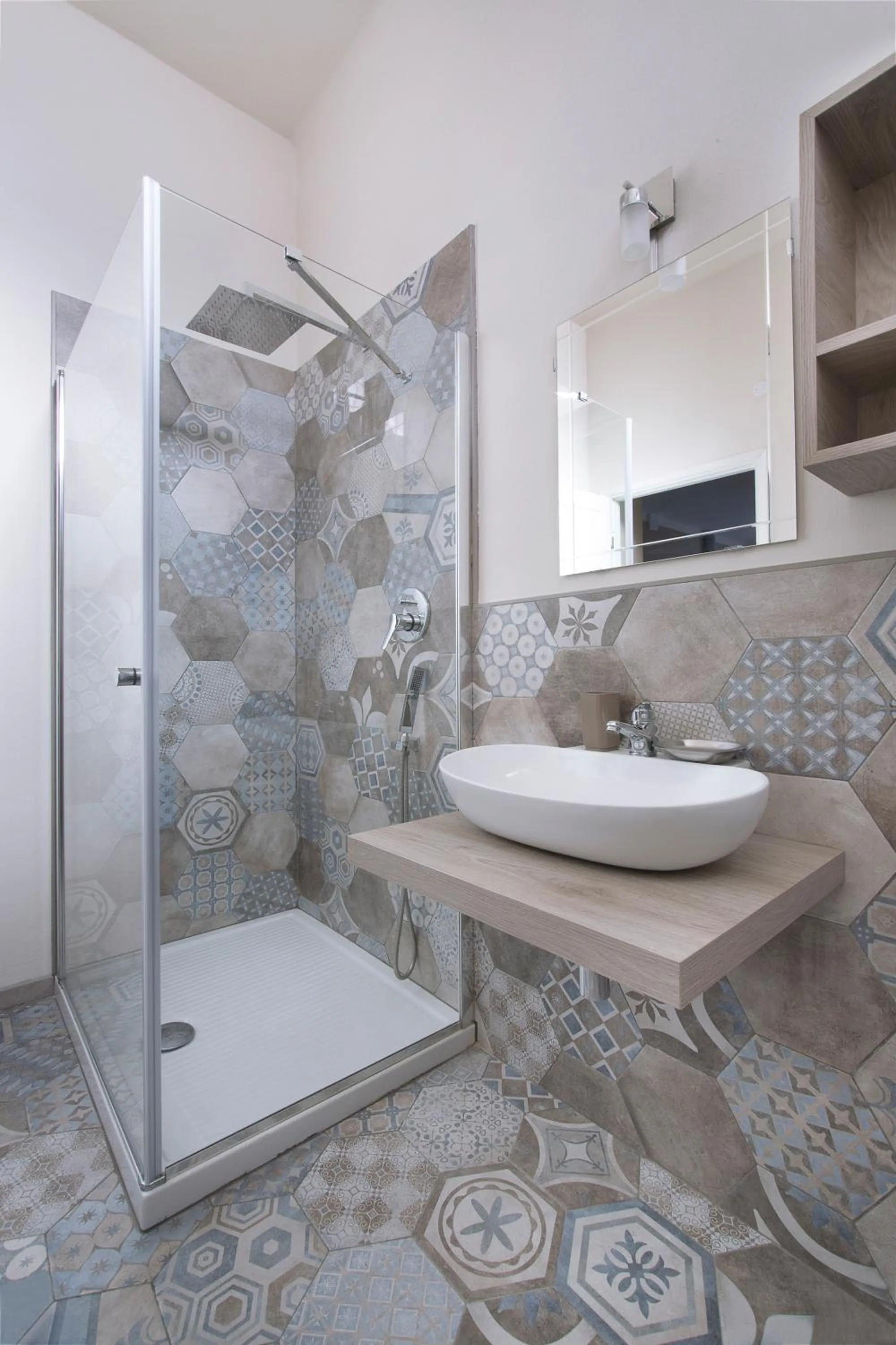 Bathroom in Residence Serenella - Dependance