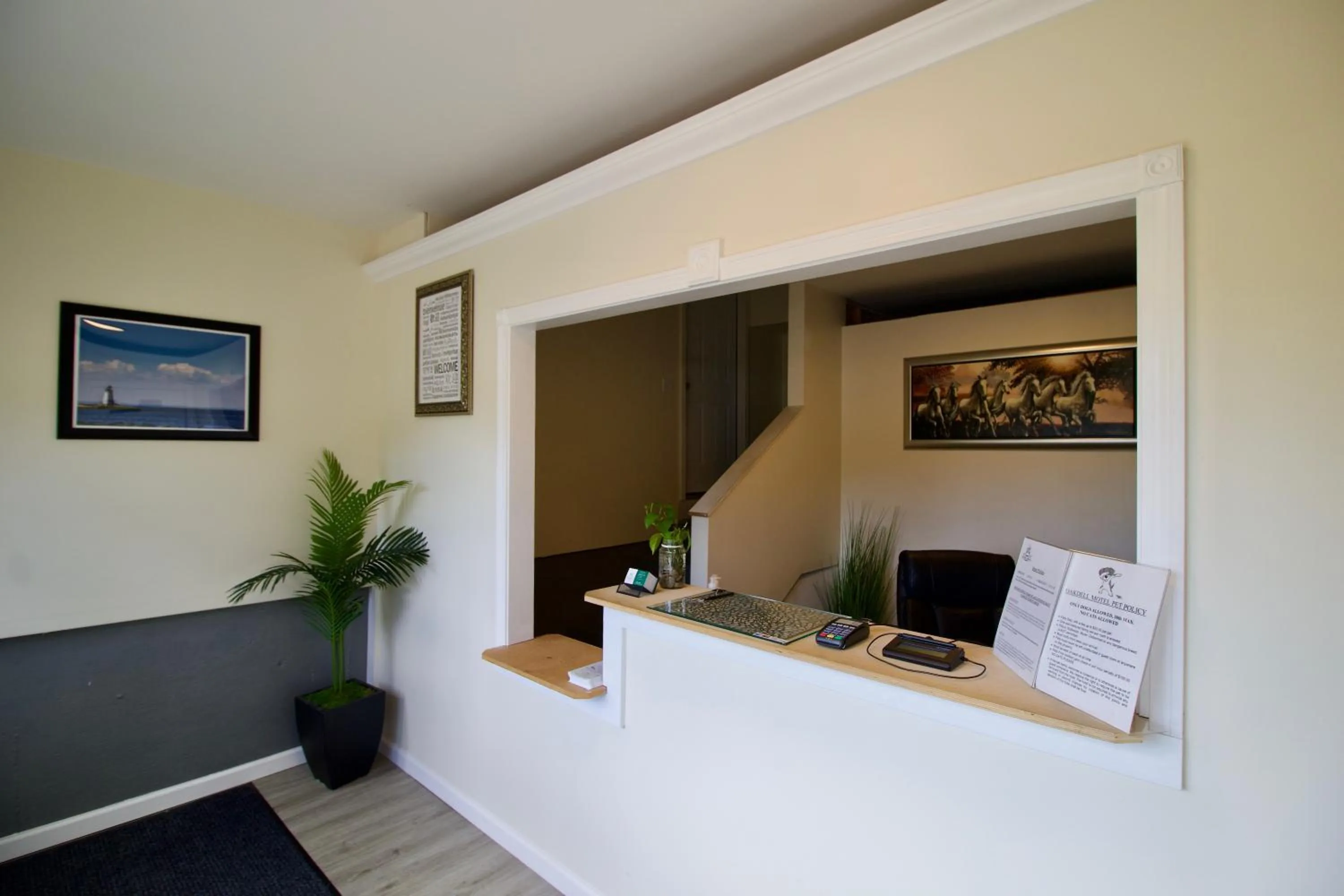 Lobby or reception in Oakdell Motel WATERFORD CT