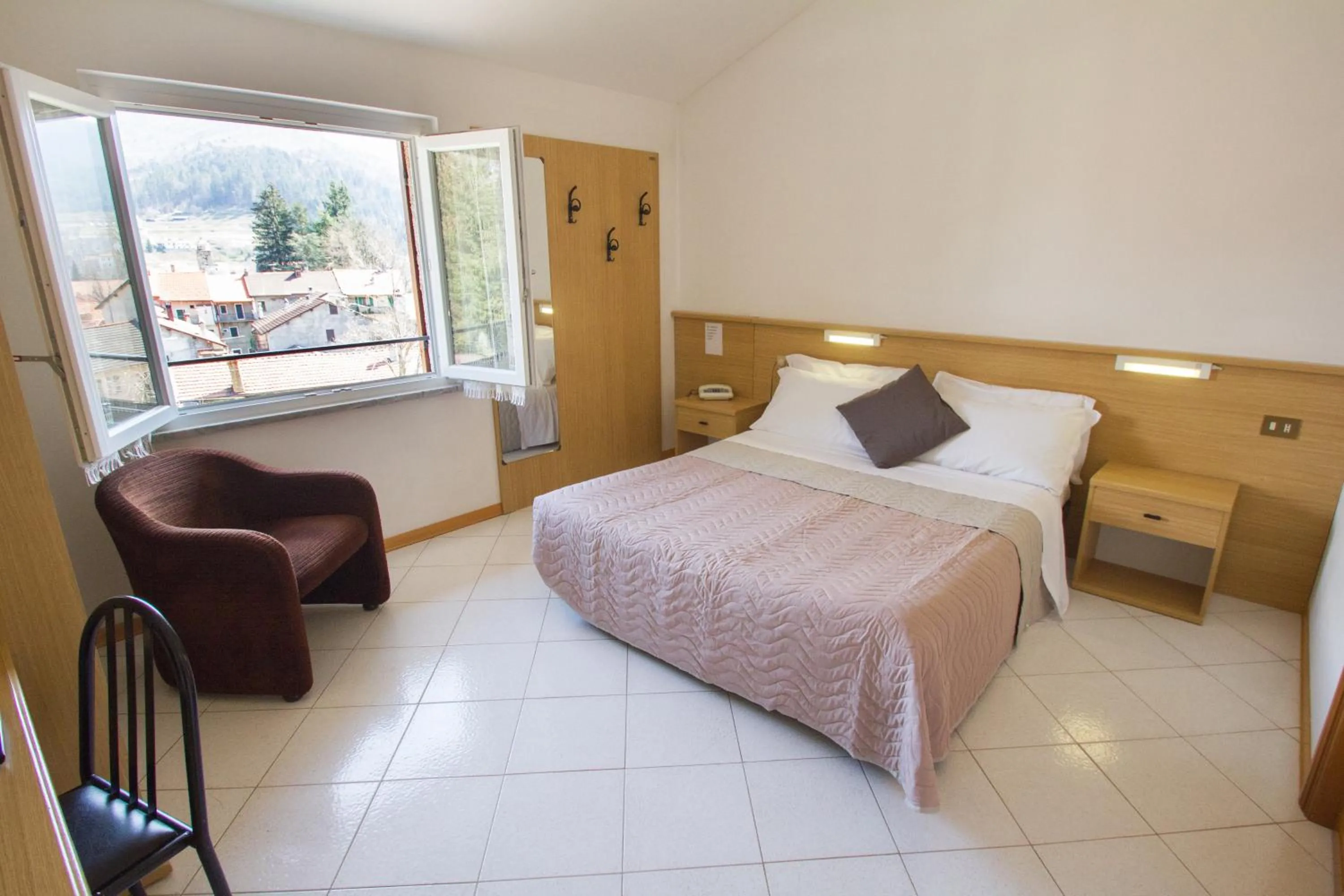 Bed in Hotel Villa Elia