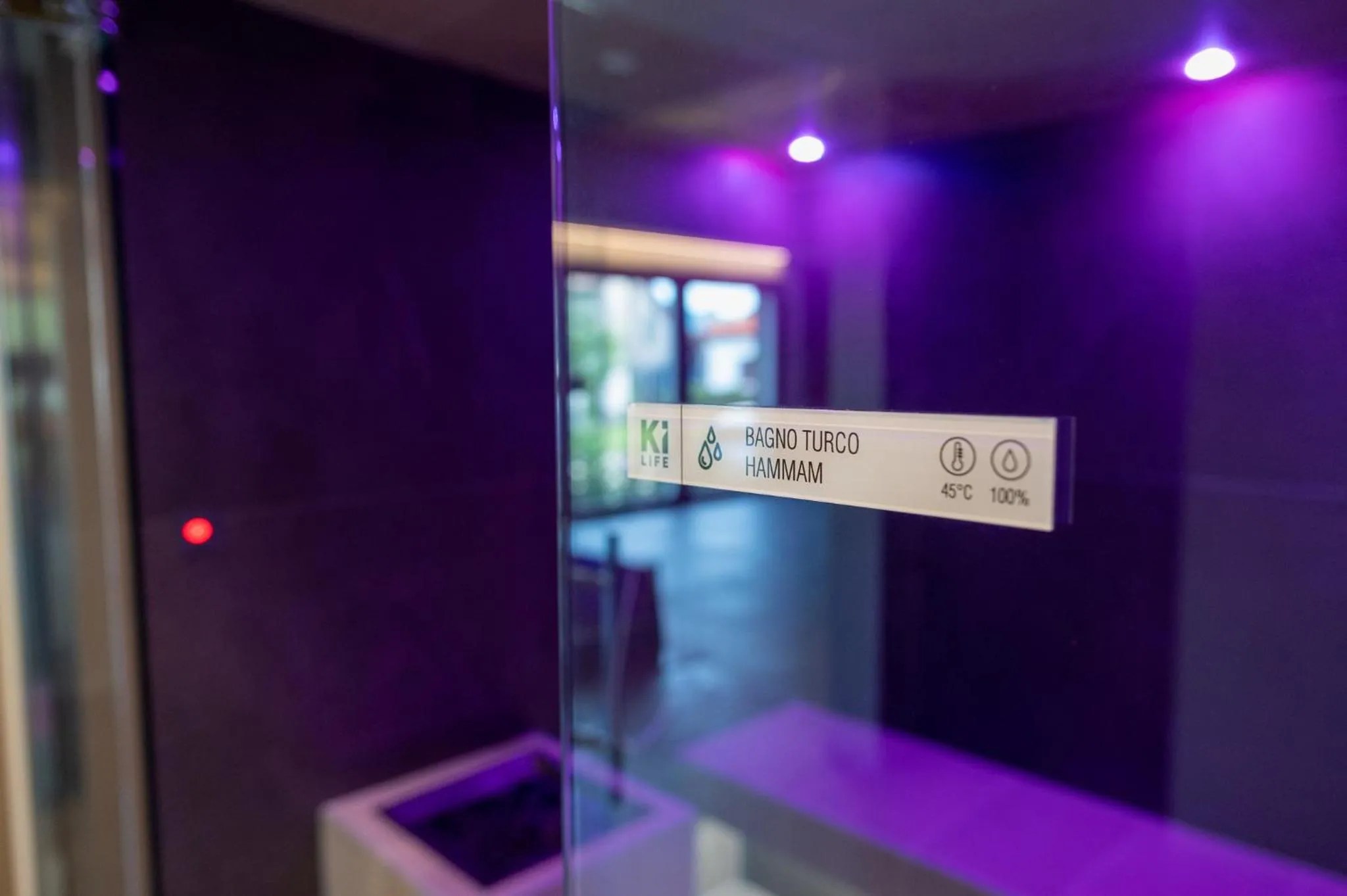 Steam room in Hotel Villa Elia
