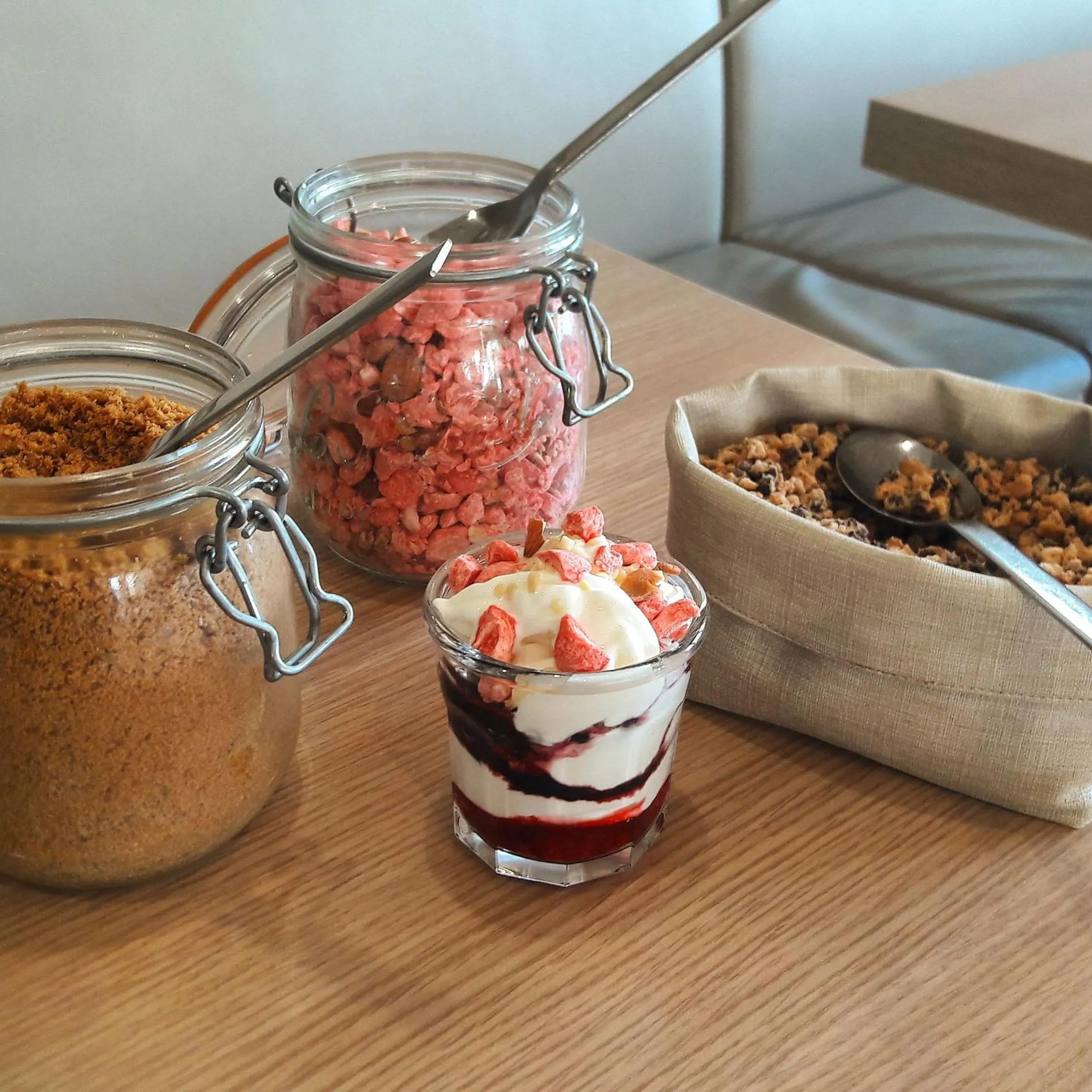 Buffet breakfast in Kyriad Valence Nord Bourg-Les-Valence