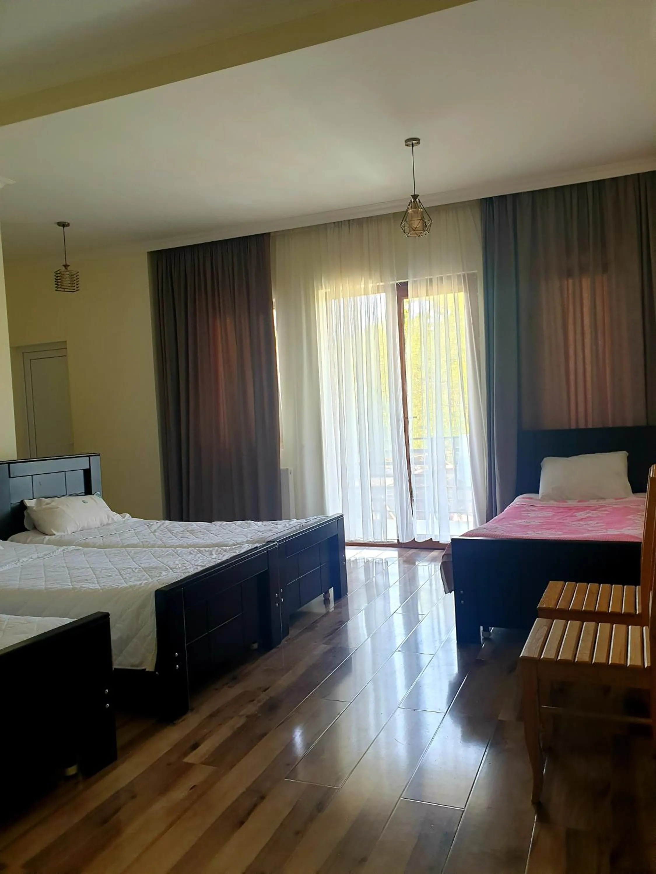 Photo of the whole room, Bed in Four Seasons in Kutaisi