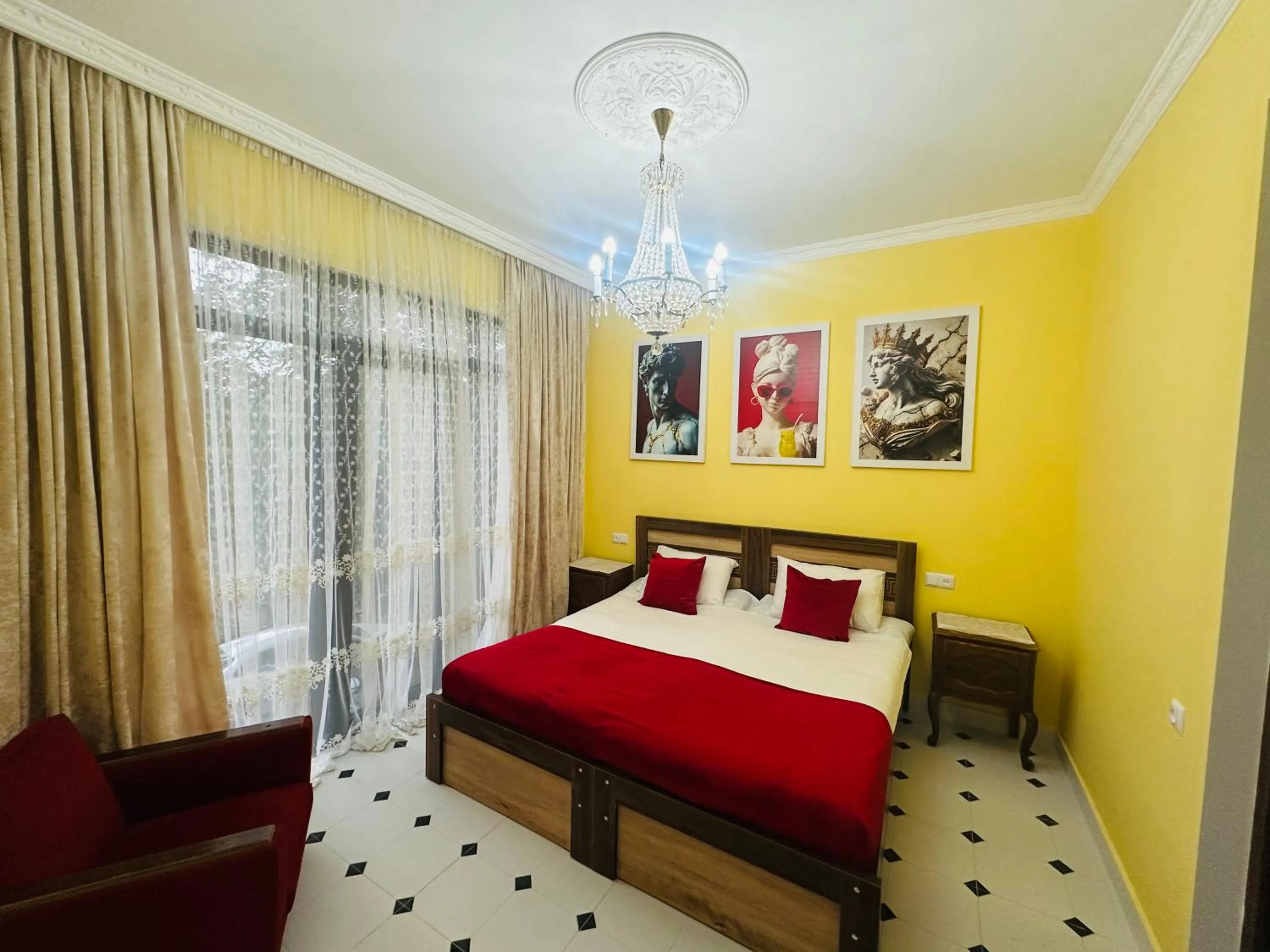 Bed in Four Seasons in Kutaisi