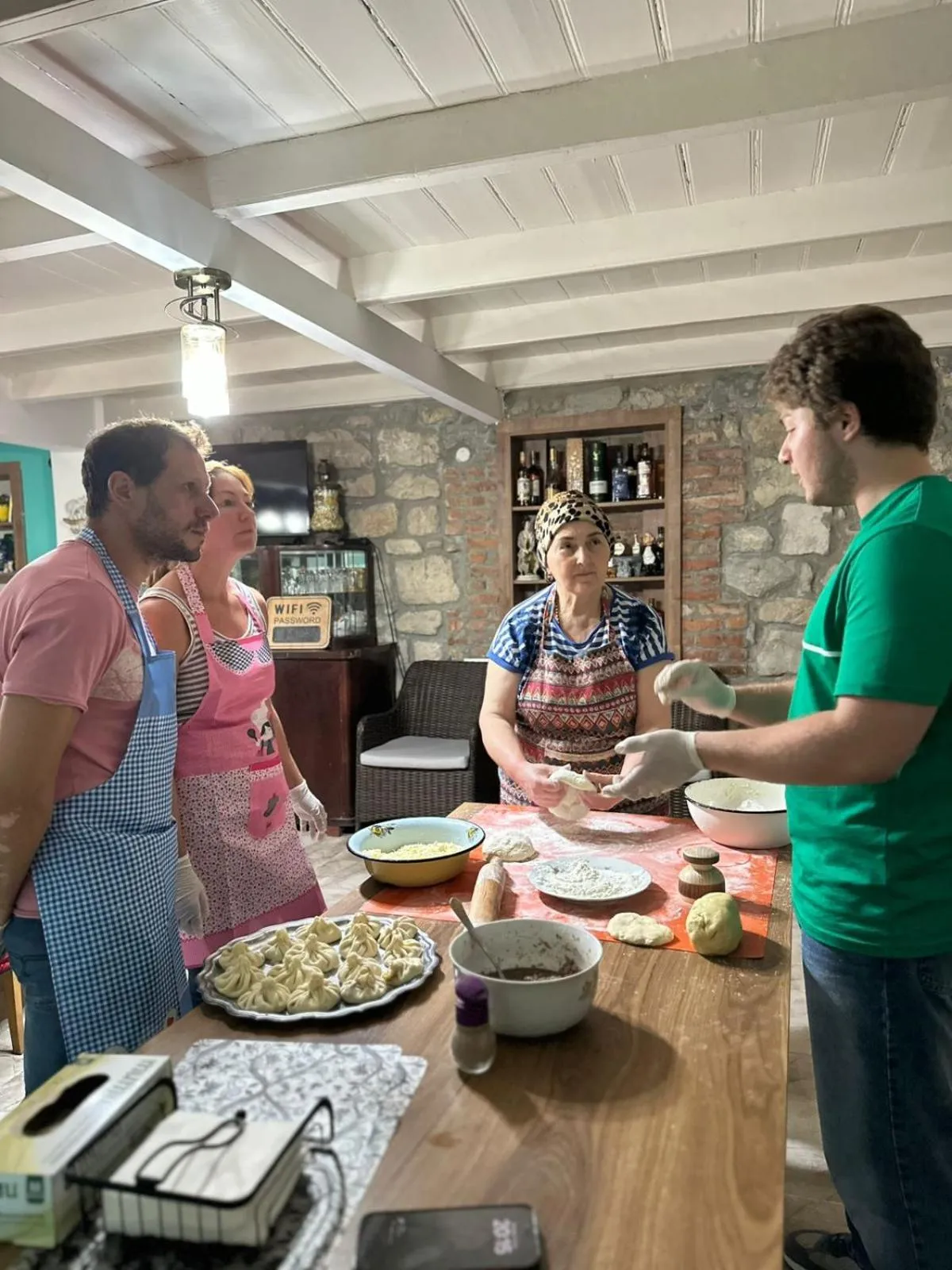 People in Four Seasons in Kutaisi