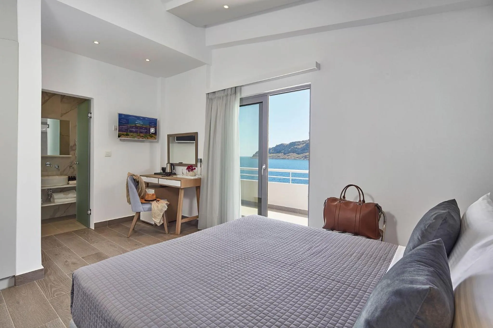 Bedroom, Bed in ALKINOI RESORT AND SPA