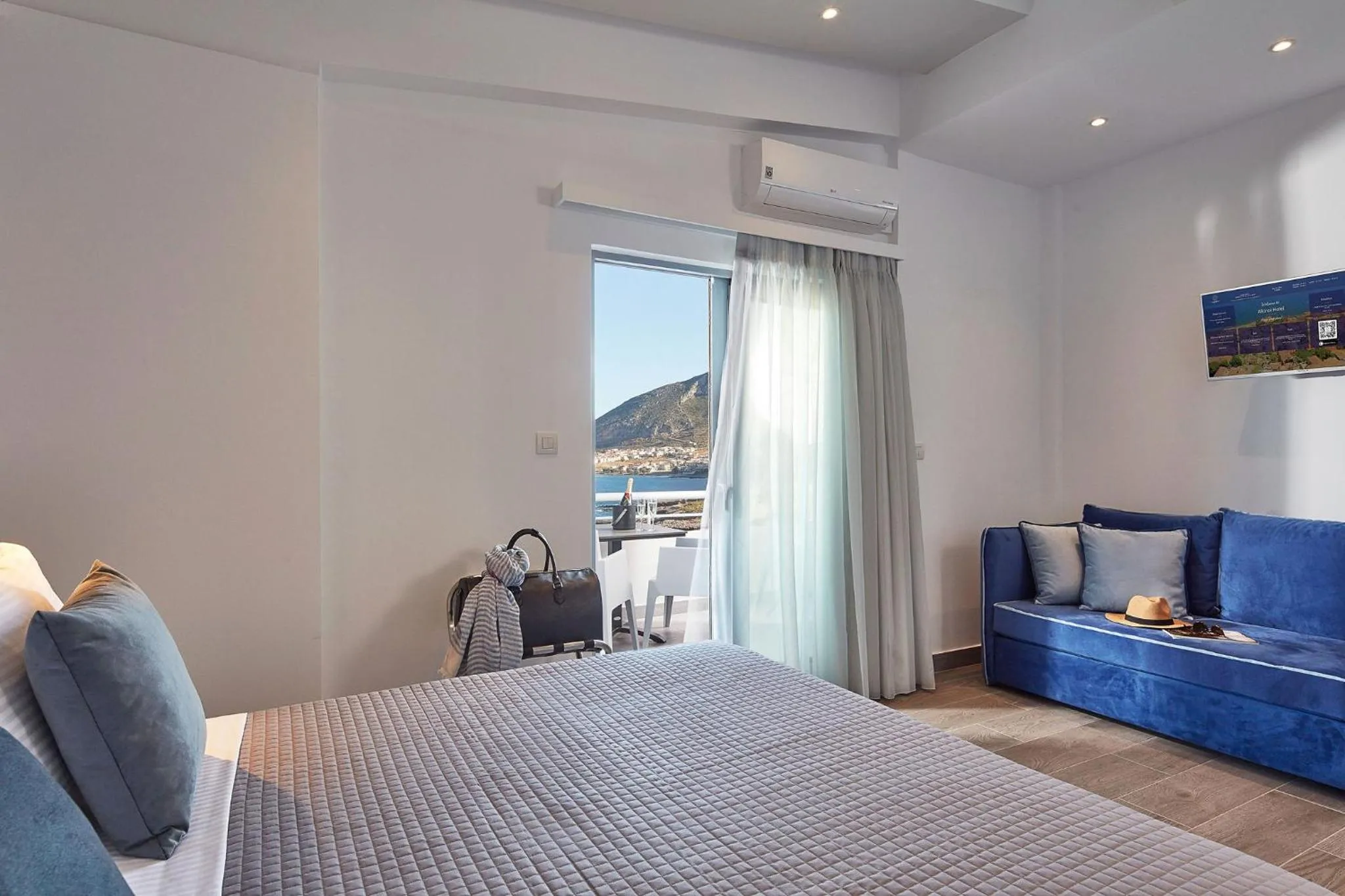 Photo of the whole room, Bed in ALKINOI RESORT AND SPA