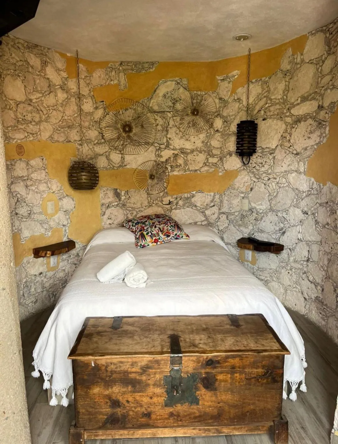 Bed in Zidada Hotel and Chalets