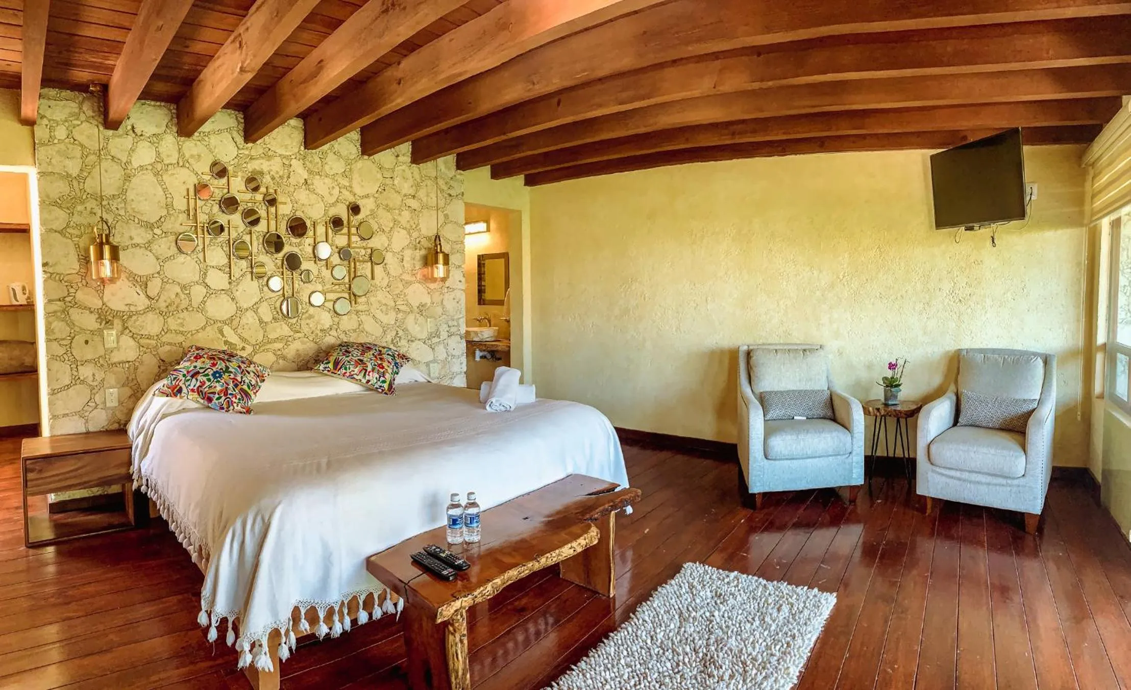 Bed in Zidada Hotel and Chalets