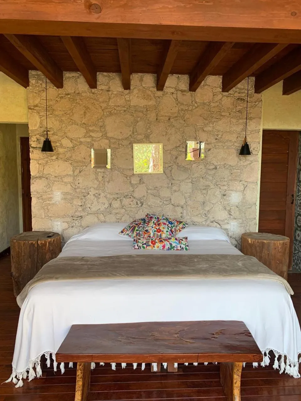 Bed in Zidada Hotel and Chalets