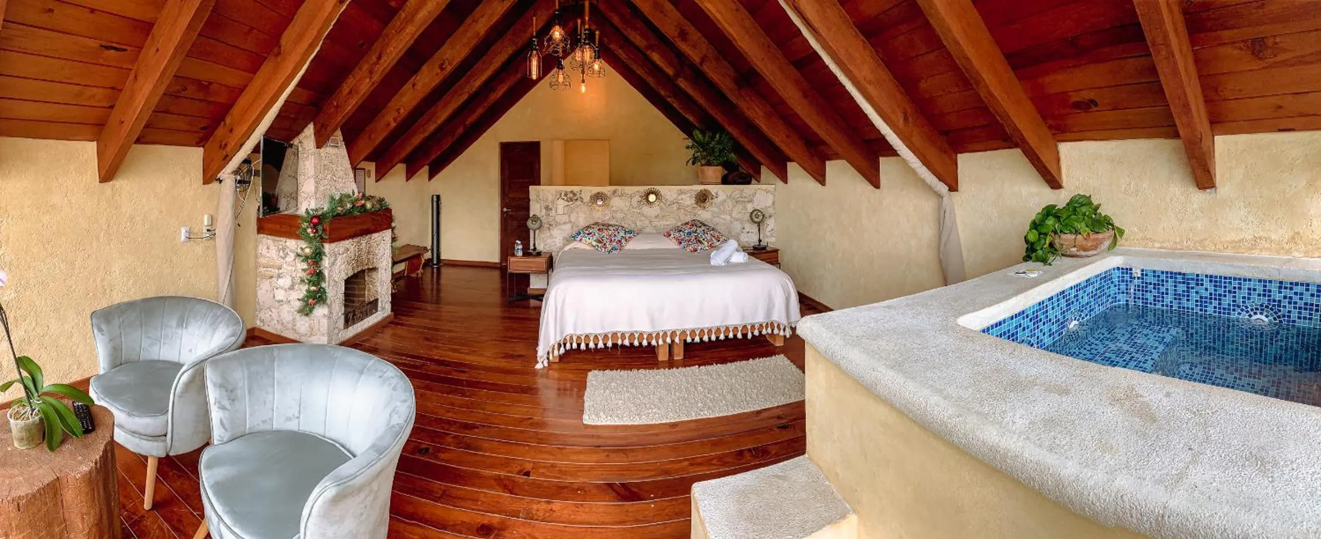 Bed in Zidada Hotel and Chalets