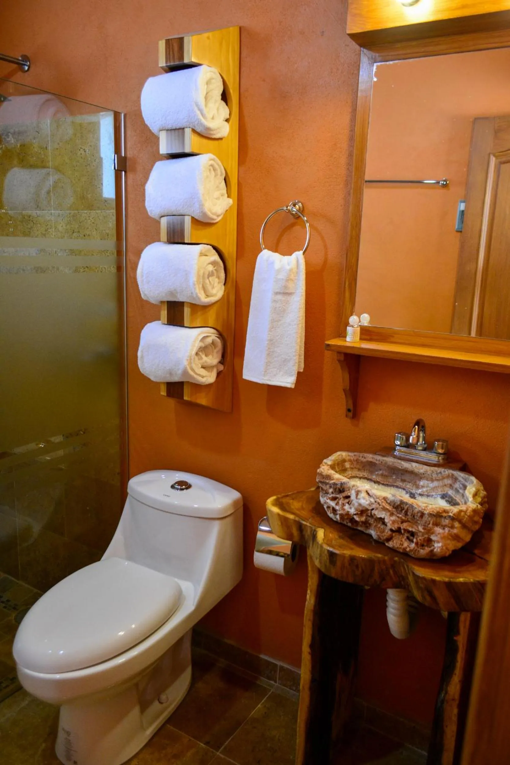 Bathroom in Zidada Hotel and Chalets