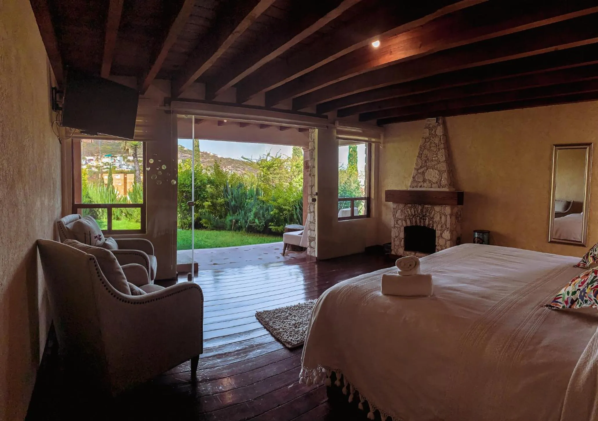 Bed in Zidada Hotel and Chalets