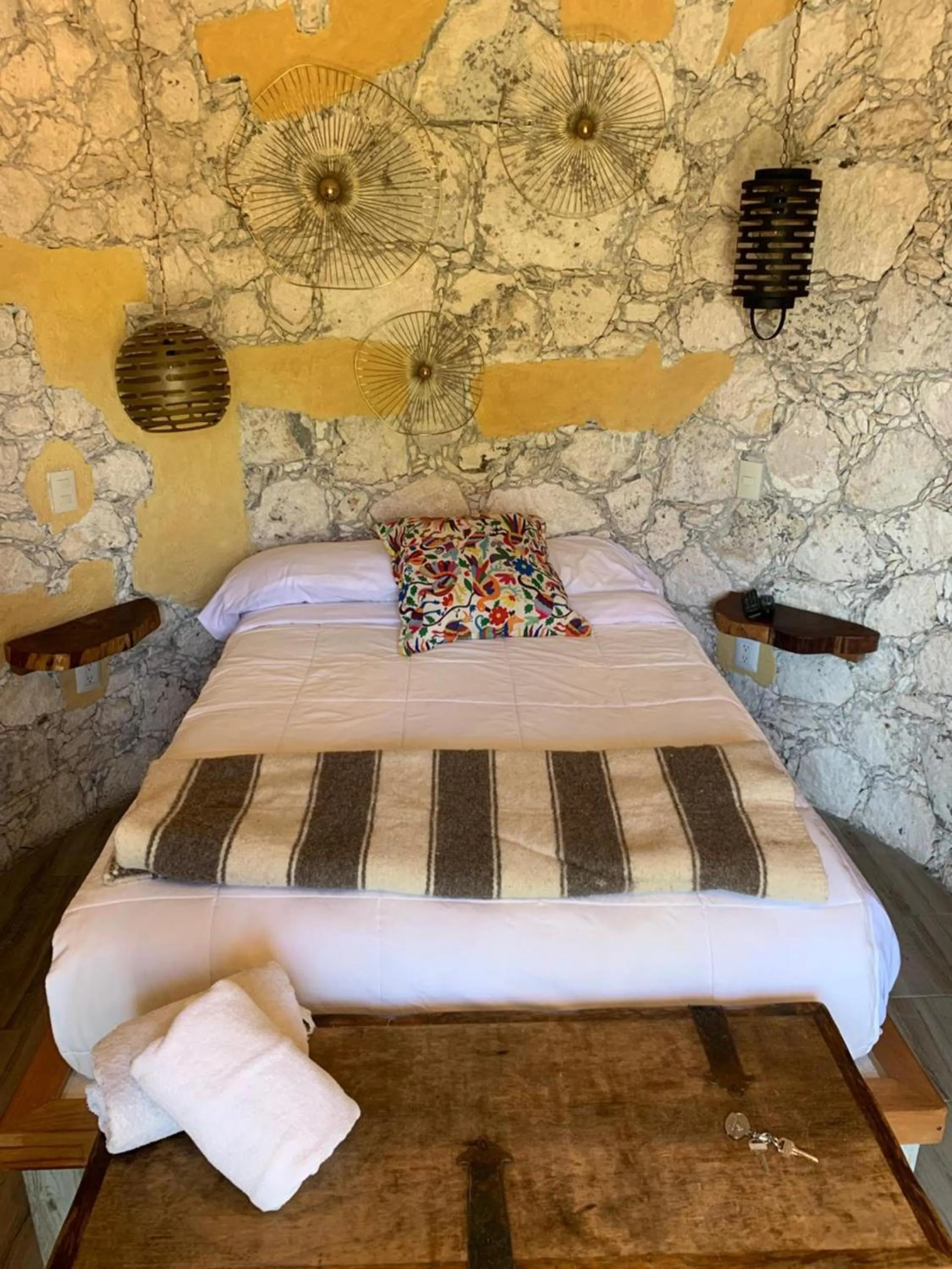 Bed in Zidada Hotel and Chalets