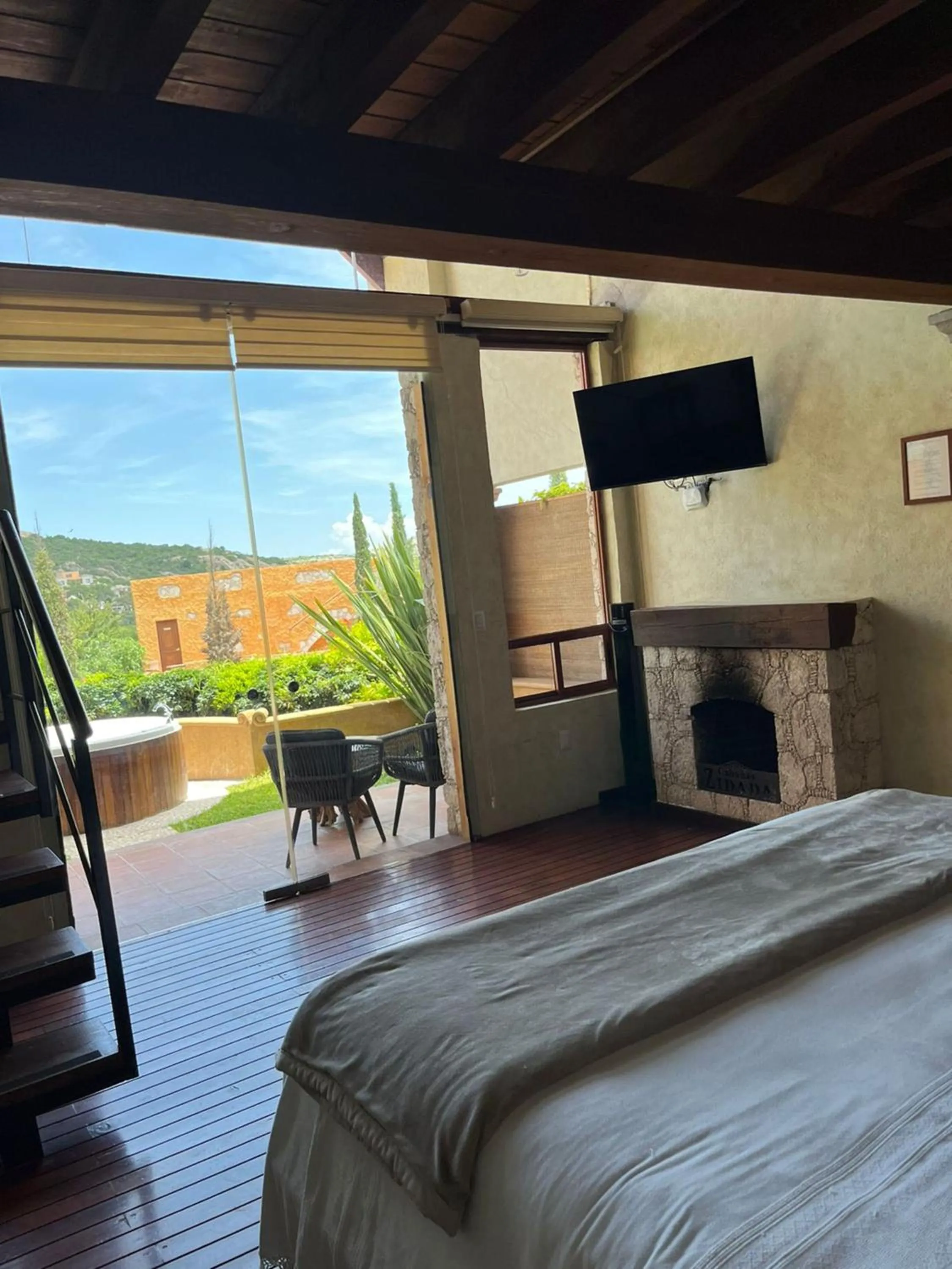 Bed in Zidada Hotel and Chalets