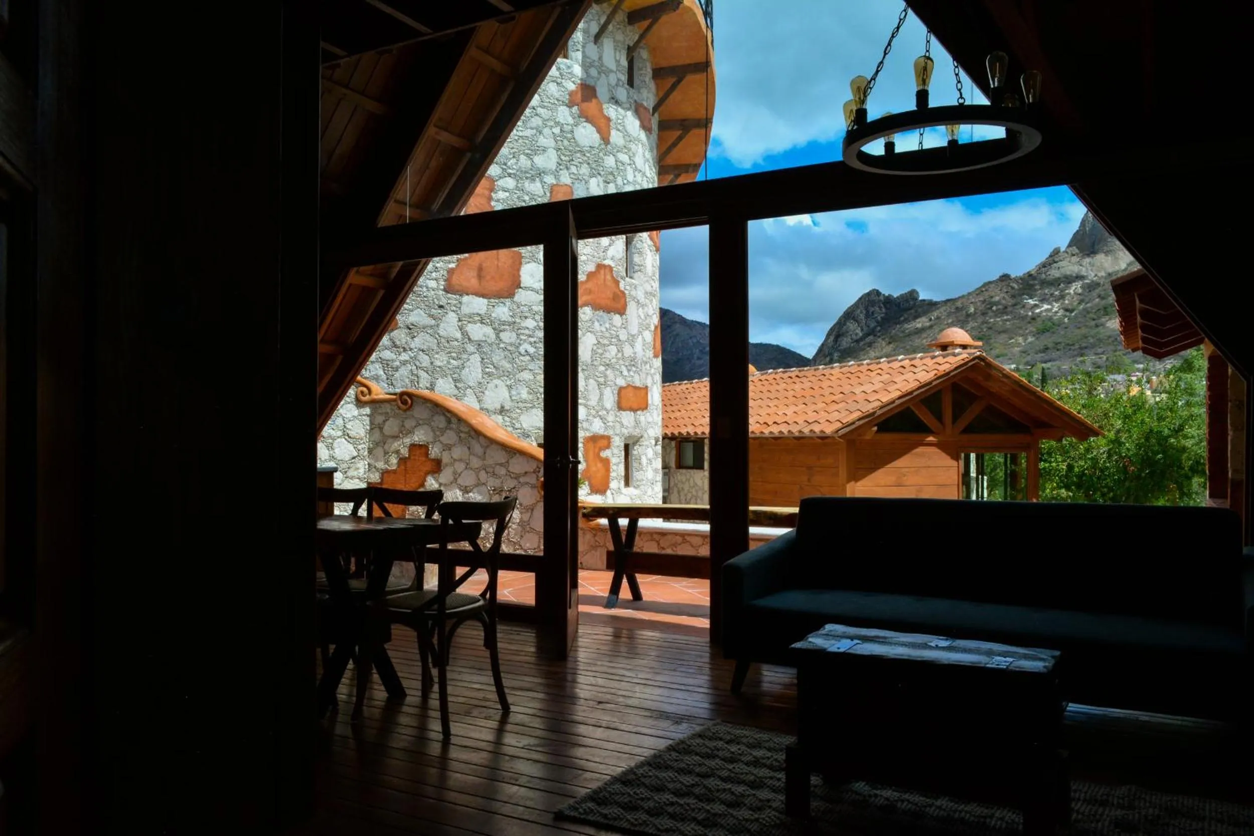 Seating area in Zidada Hotel and Chalets