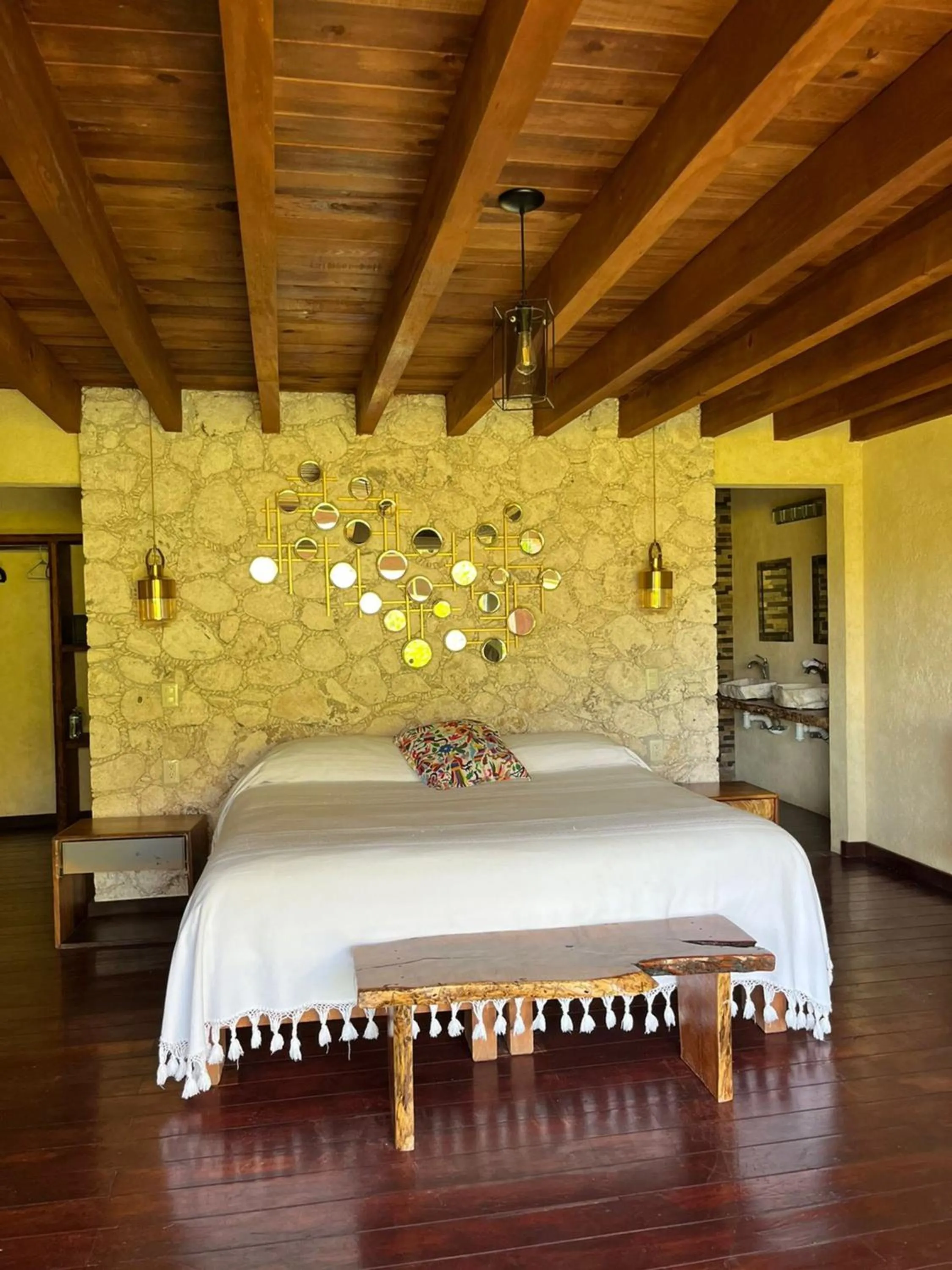 Bed in Zidada Hotel and Chalets