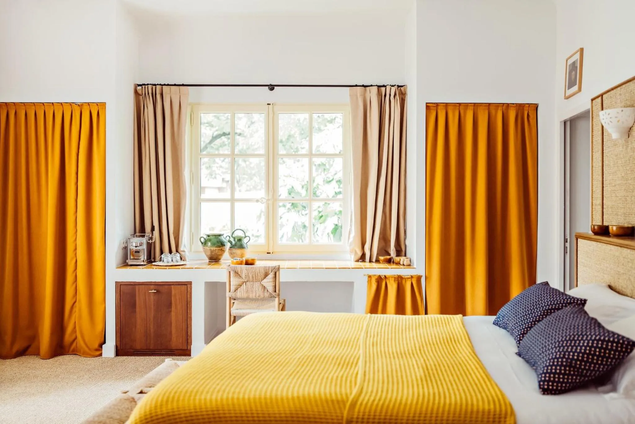 Photo of the whole room, Bed in Le Moulin, Lourmarin, a Beaumier Hotel