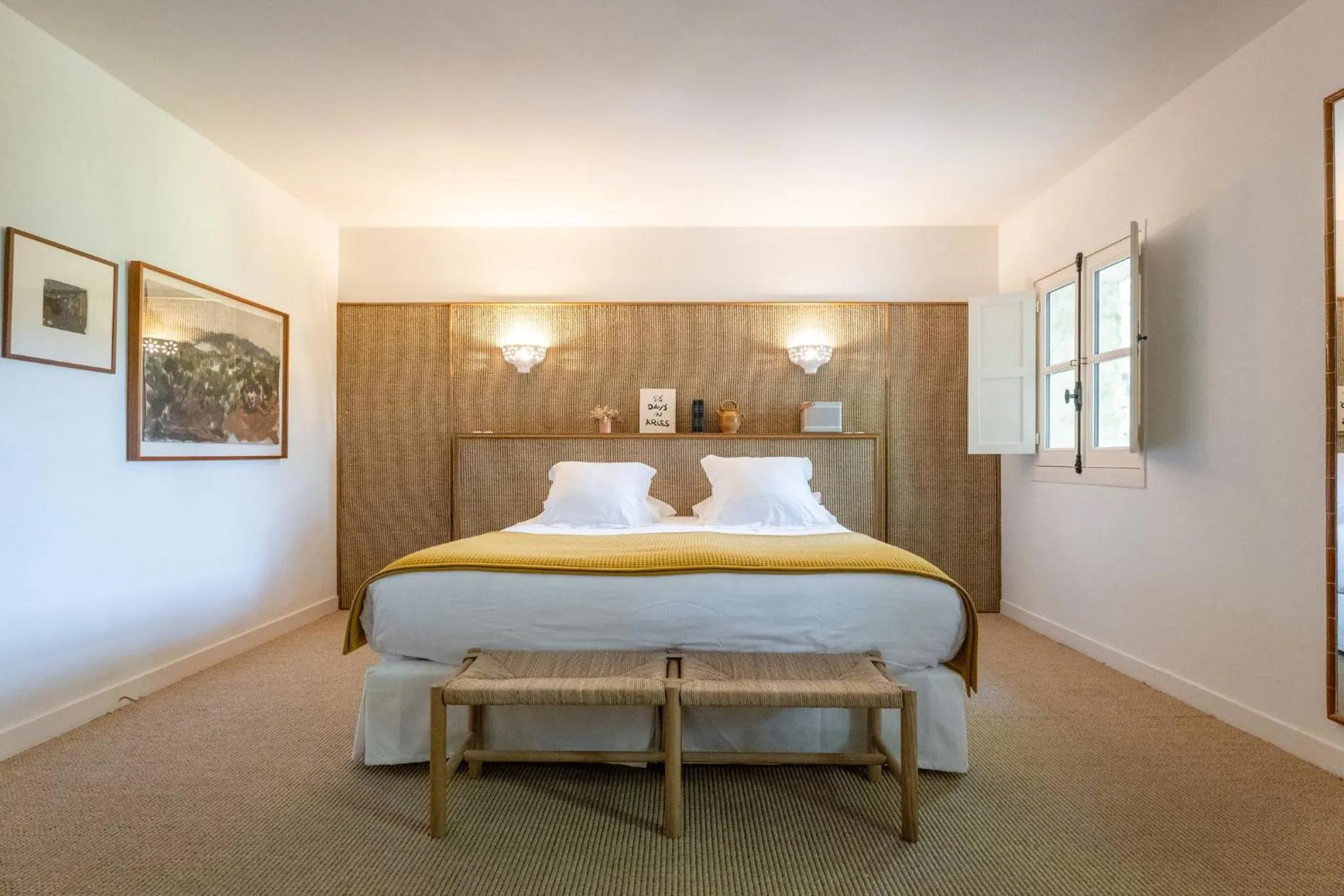 Photo of the whole room, Bed in Le Moulin, Lourmarin, a Beaumier Hotel