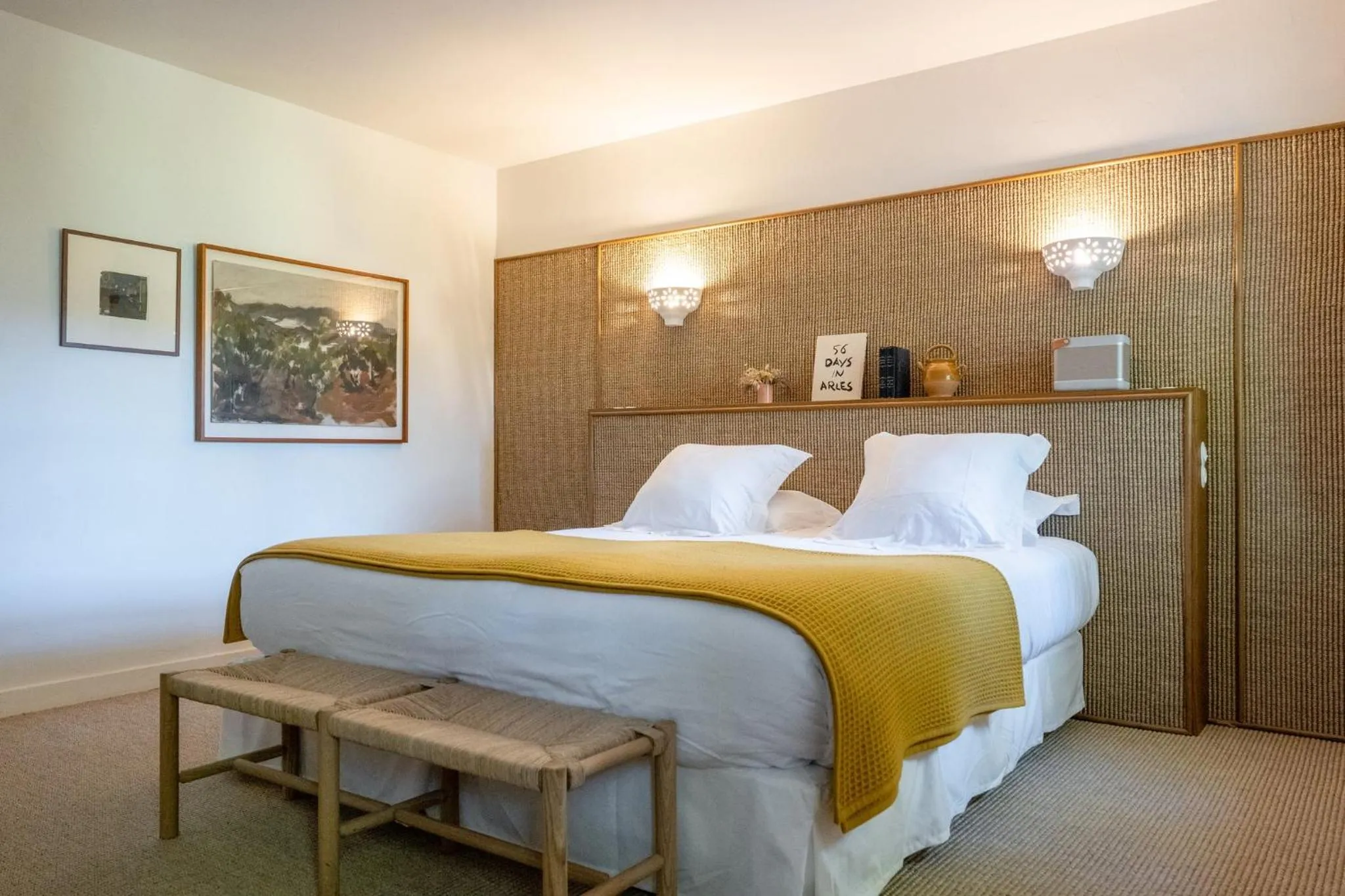 Photo of the whole room, Bed in Le Moulin, Lourmarin, a Beaumier Hotel