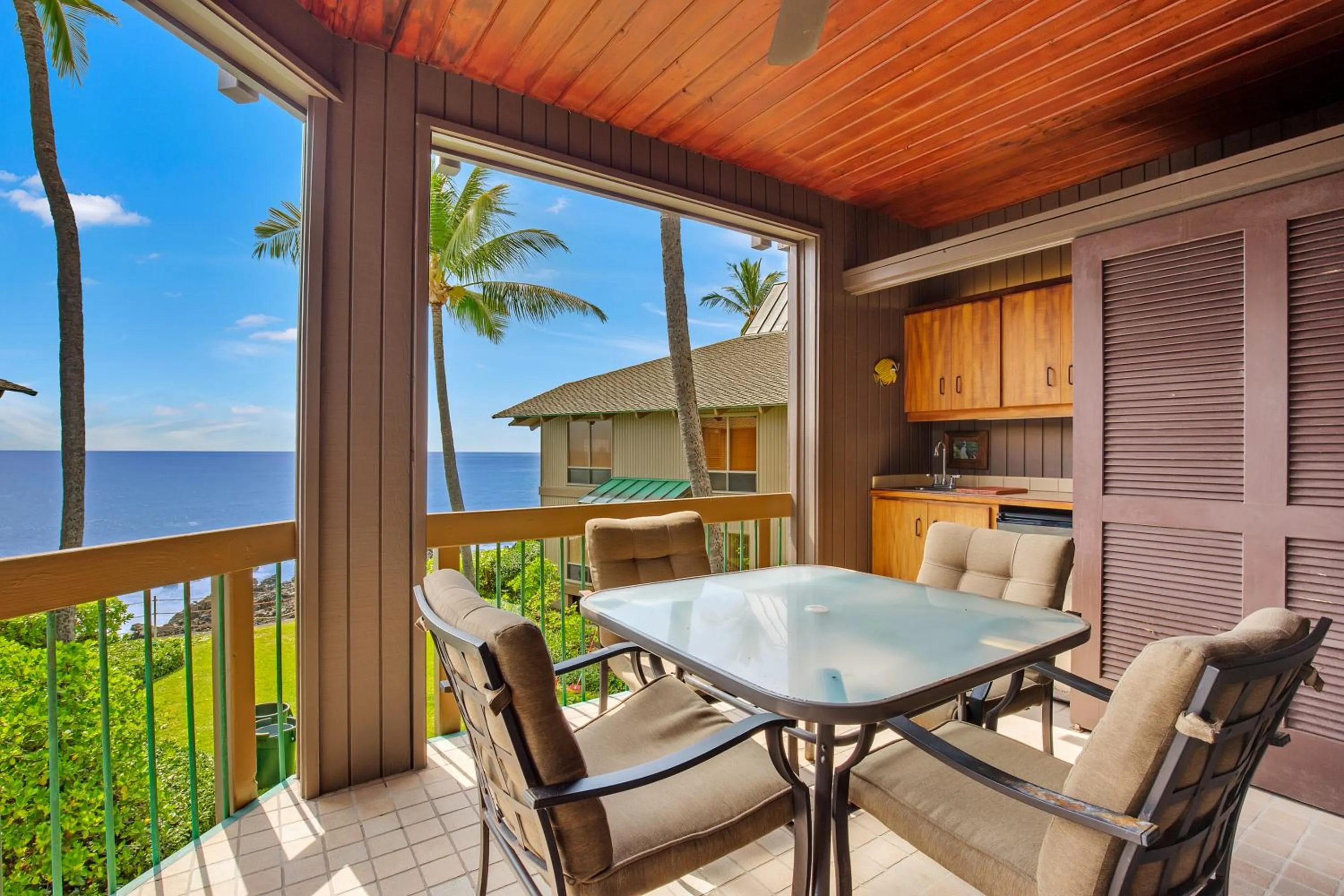 Balcony/Terrace in Castle Kanaloa at Kona