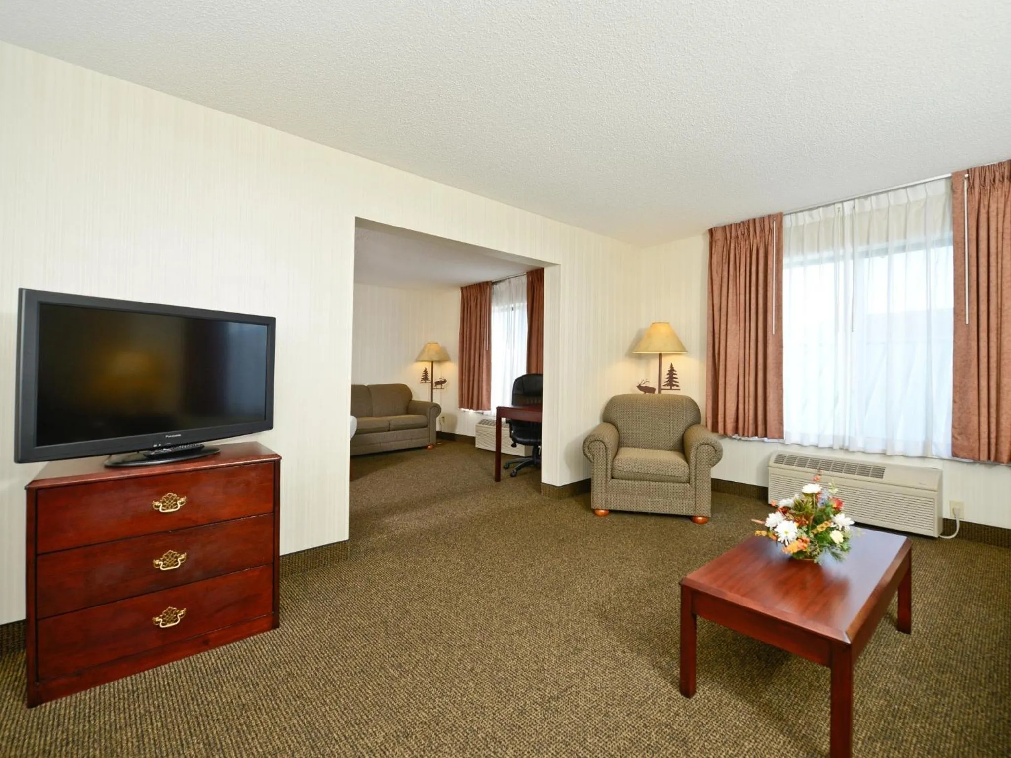 Living room in Clubhouse Inn