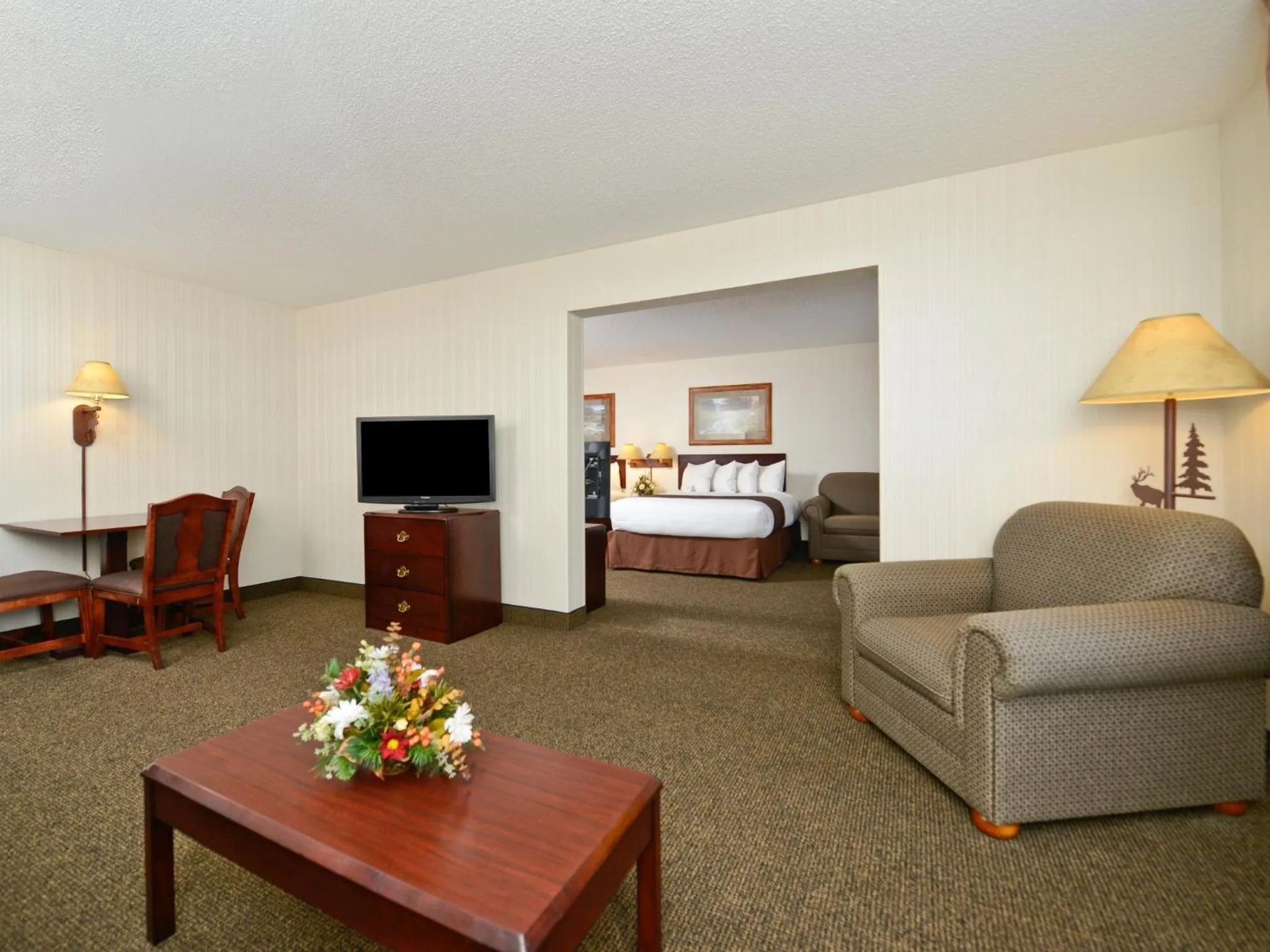 Living room in Clubhouse Inn