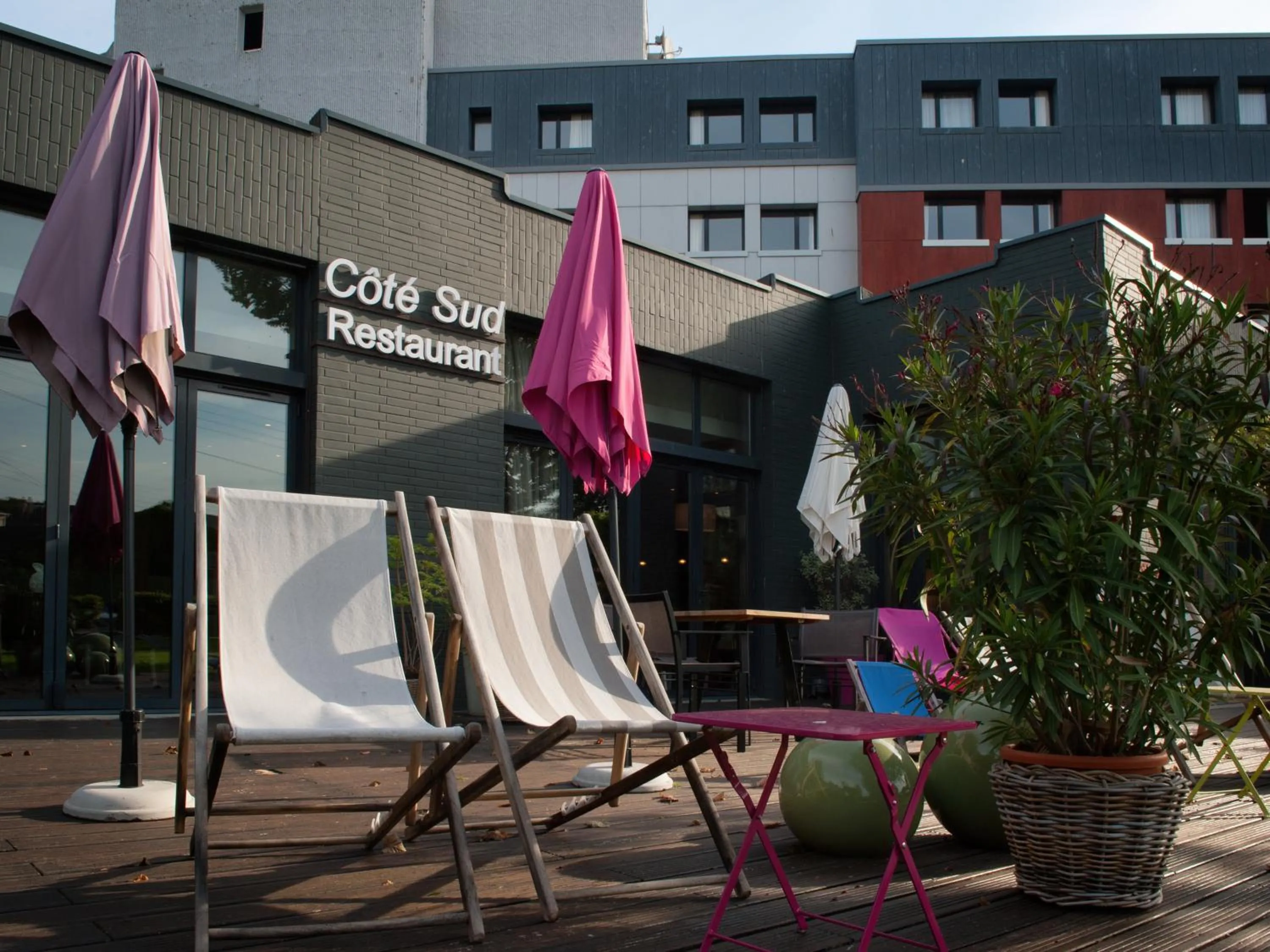 Garden view in Hotel du Casino