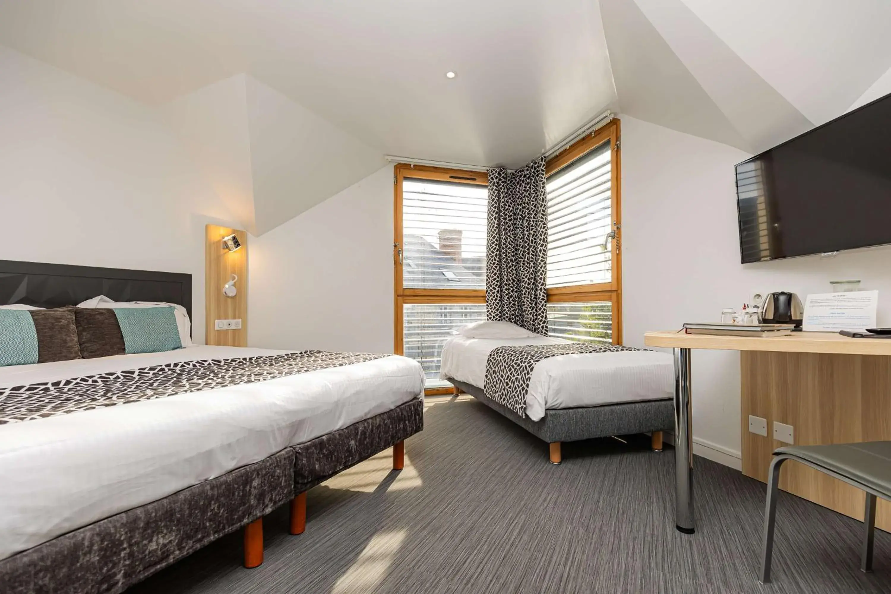 Photo of the whole room, Bed in Best Western Le Moulin de Ducey Photo of the whole room, Bed in Best Western Le Moulin de Ducey