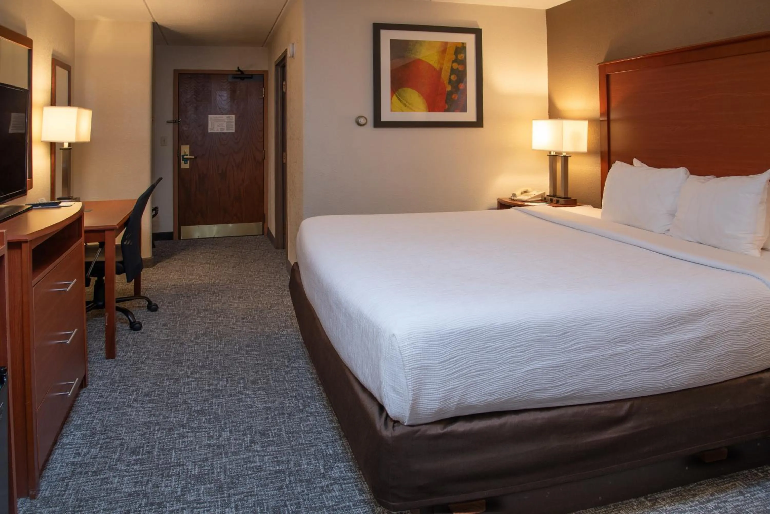 Bed in Quality Inn Stadium Area Green Bay Stadium