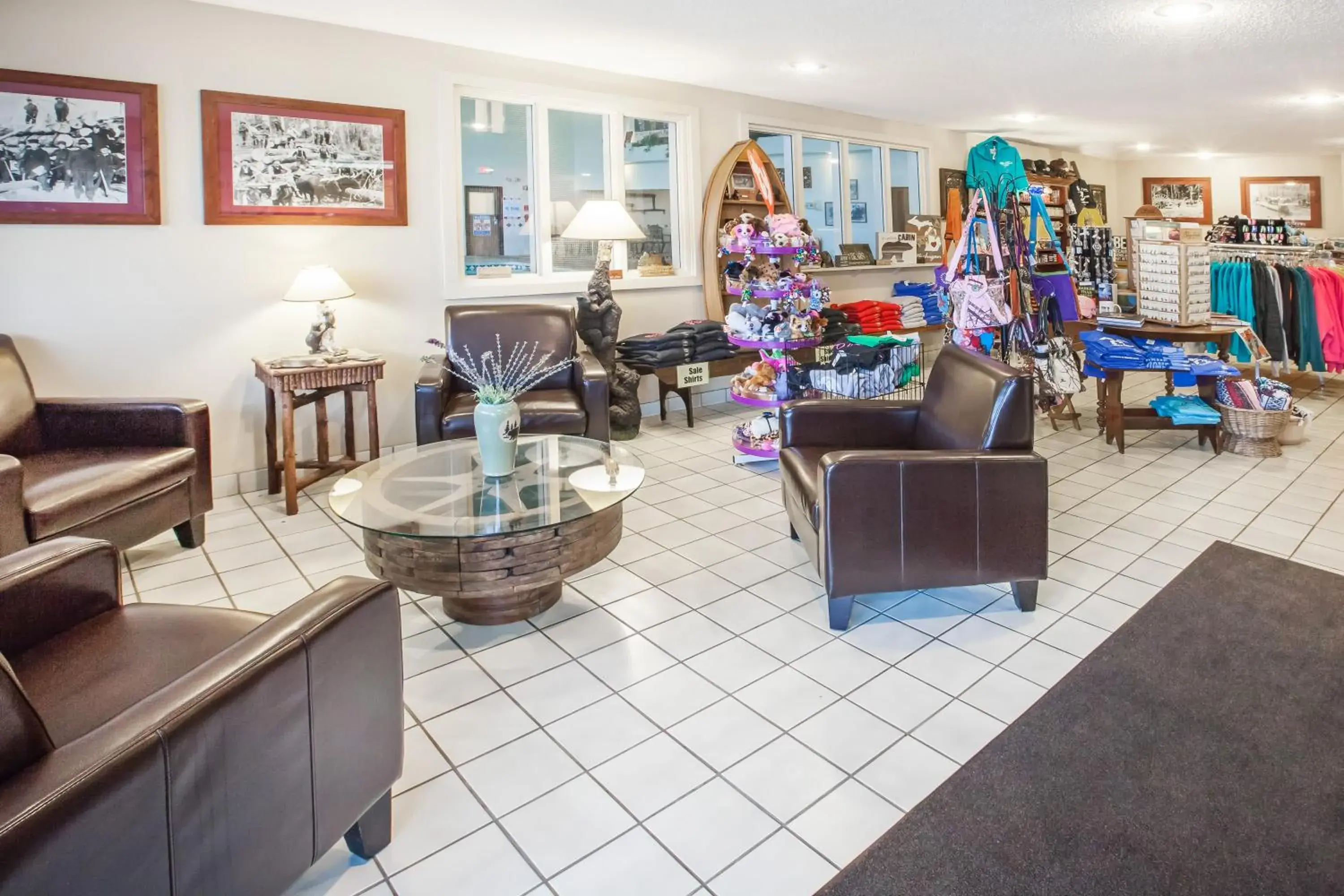 Lobby or reception in Super 8 by Wyndham West Branch Lobby or reception in Super 8 by Wyndham West Branch