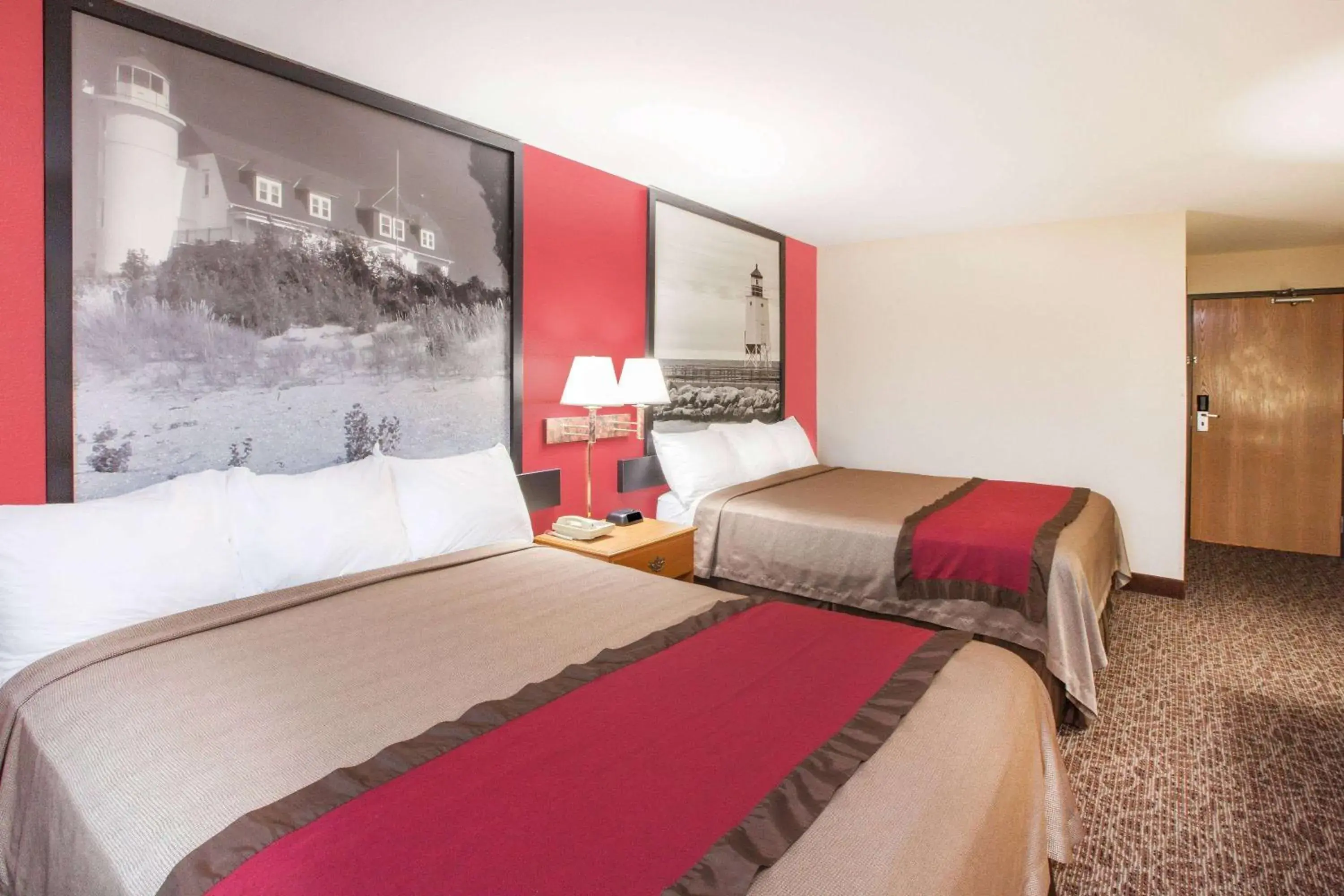 Photo of the whole room, Bed in Super 8 by Wyndham West Branch Photo of the whole room, Bed in Super 8 by Wyndham West Branch