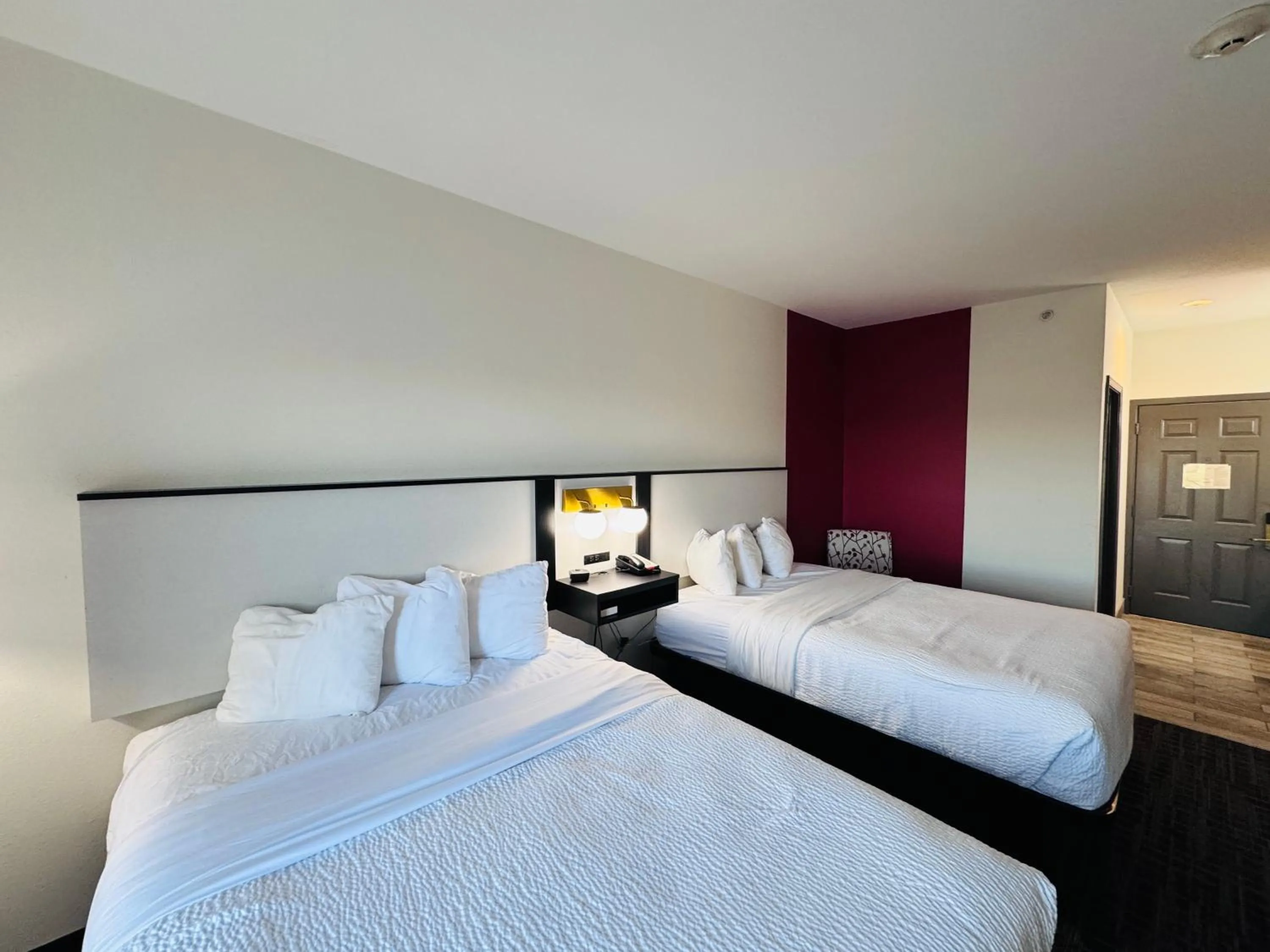 Bed in Ramada by Wyndham Sparta/At Speedway