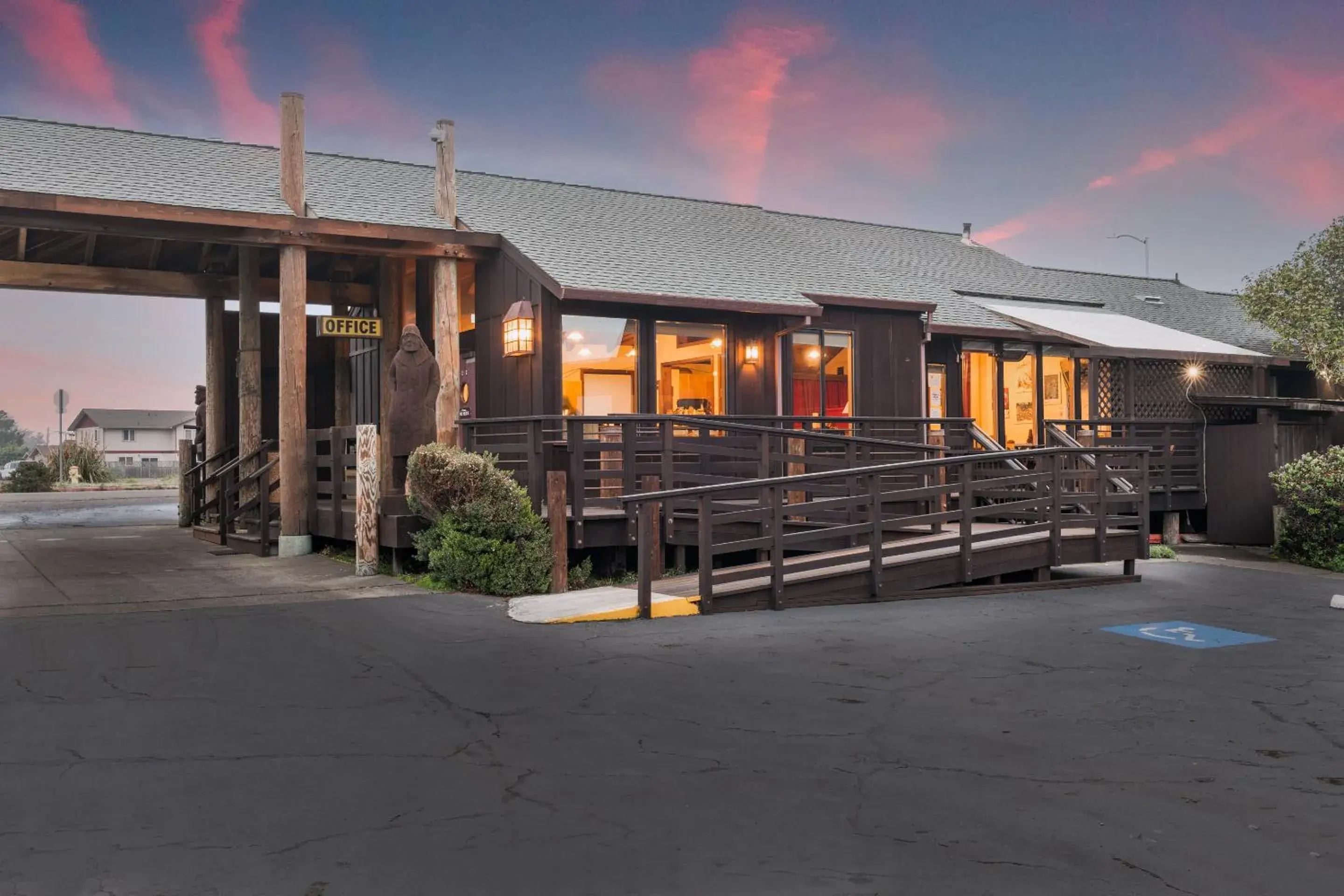 Lobby or reception in Harbor Lite Lodge Lobby or reception in Harbor Lite Lodge