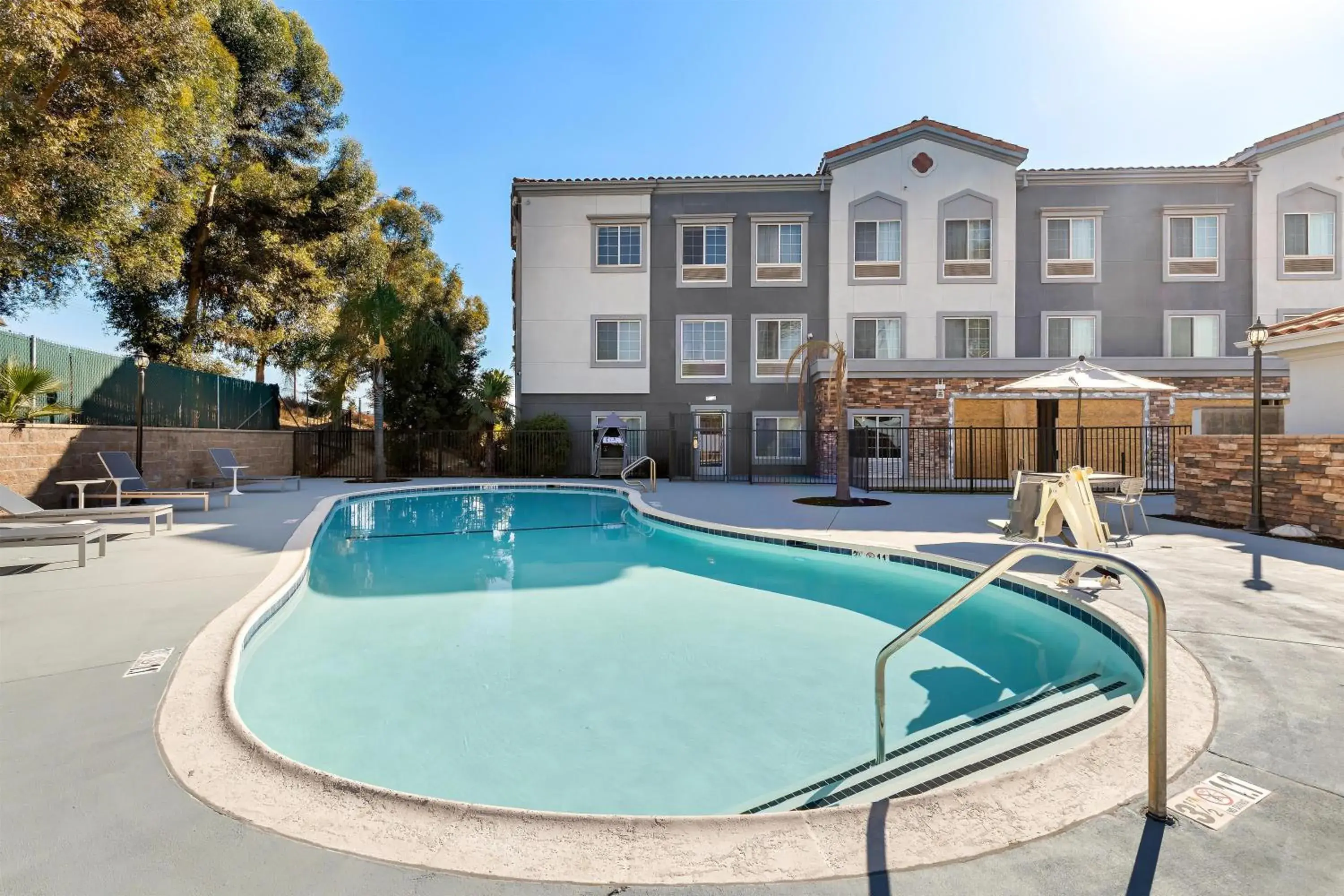 Pool view in Spark By Hilton Redlands Pool view in Spark By Hilton Redlands